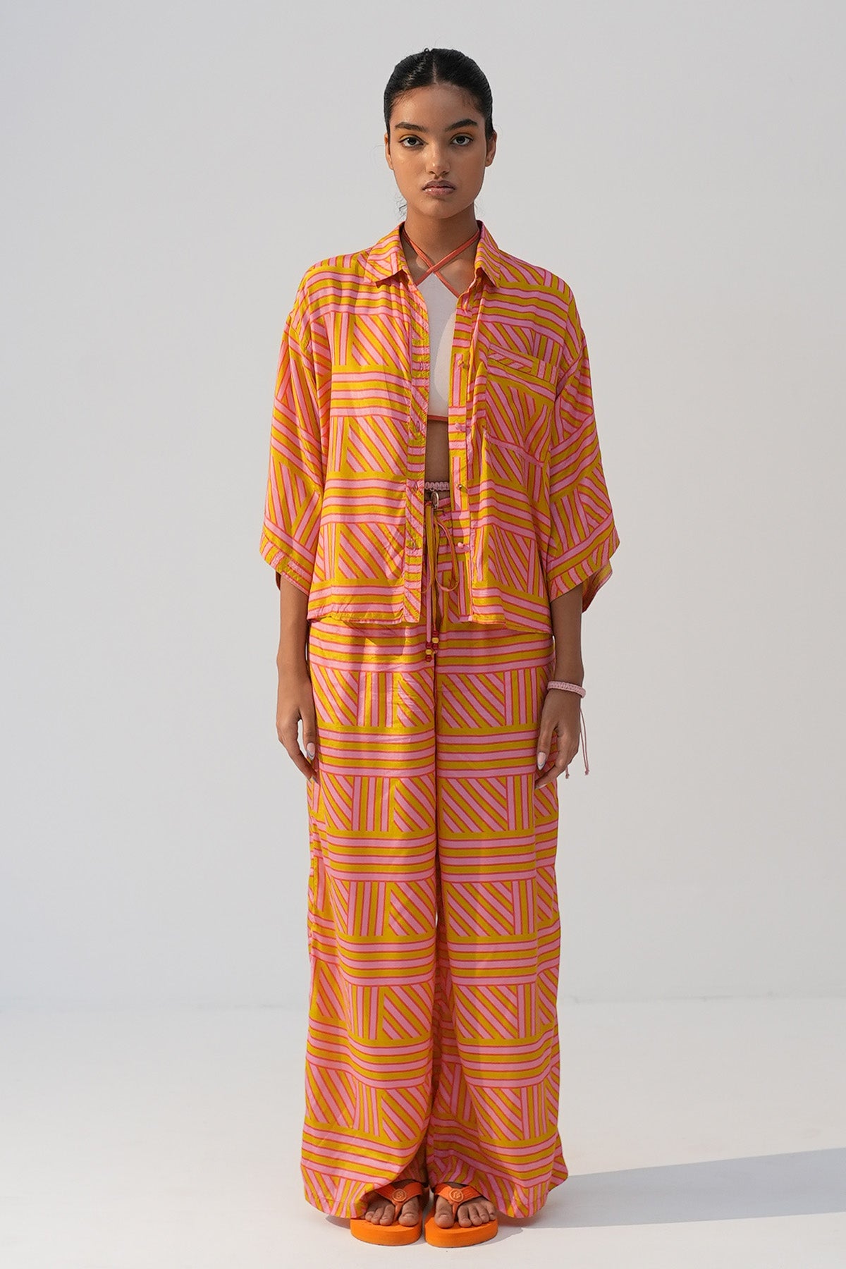 Multicolor Oversized Co-ord Set