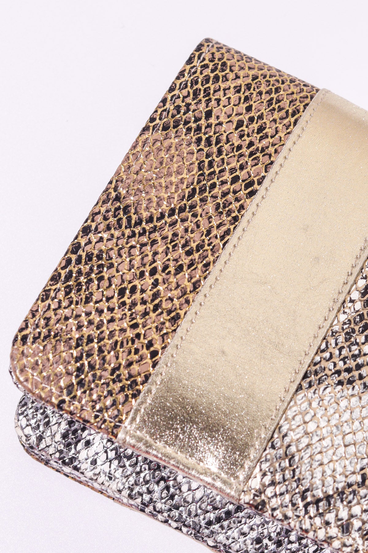 Multicolor Patch Work Clutch