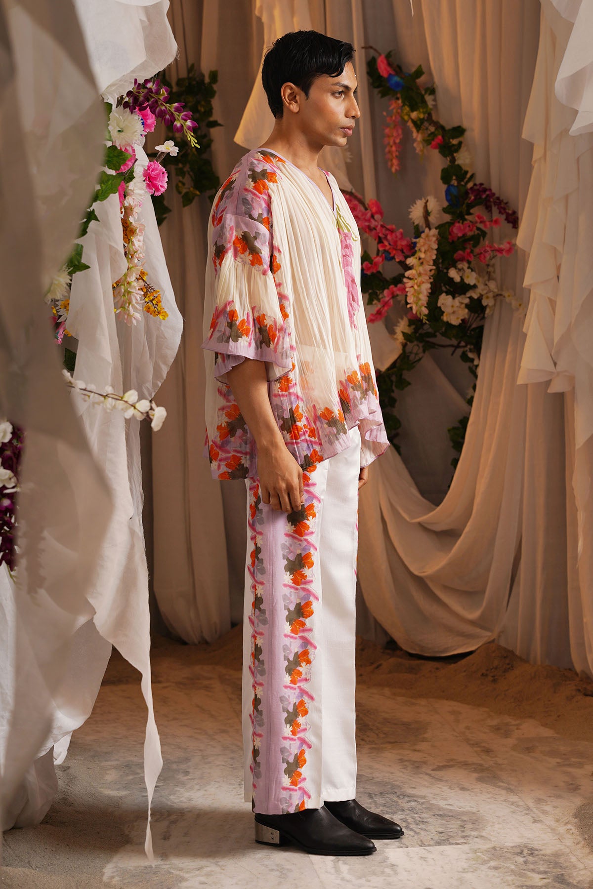 Multicolor Patchwork Co-ord Set