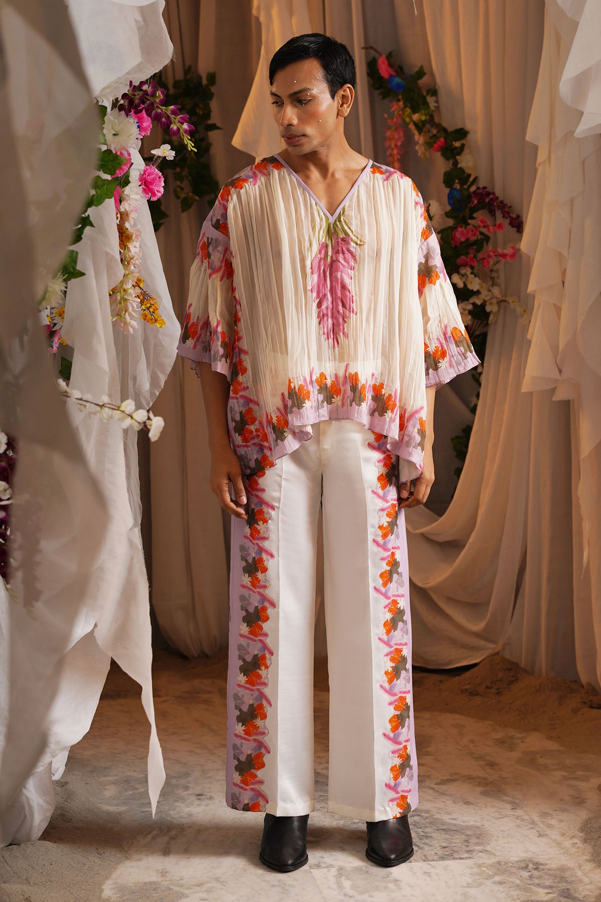 Multicolor Patchwork Co-ord Set