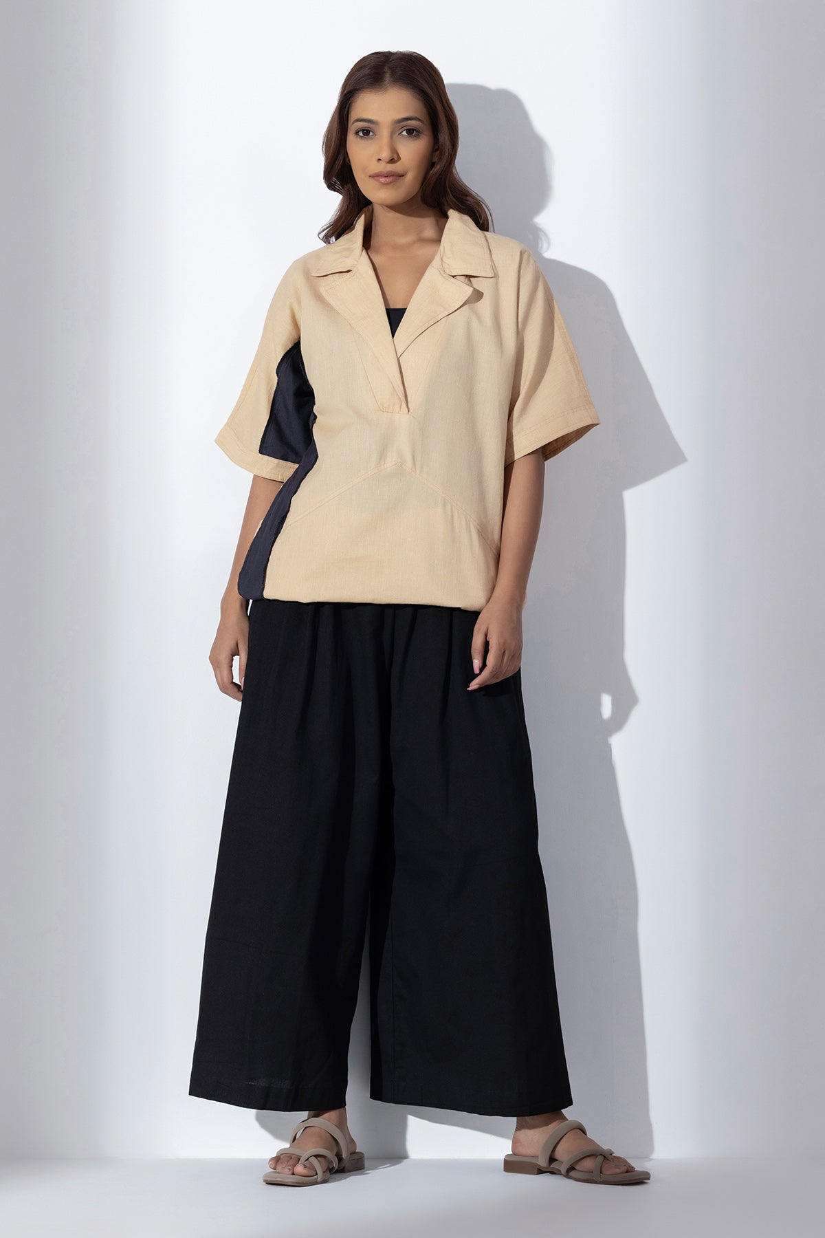 Buy Multicolor Patchwork Fusion Set by Markkah Studio for Women online at ScrollnShops