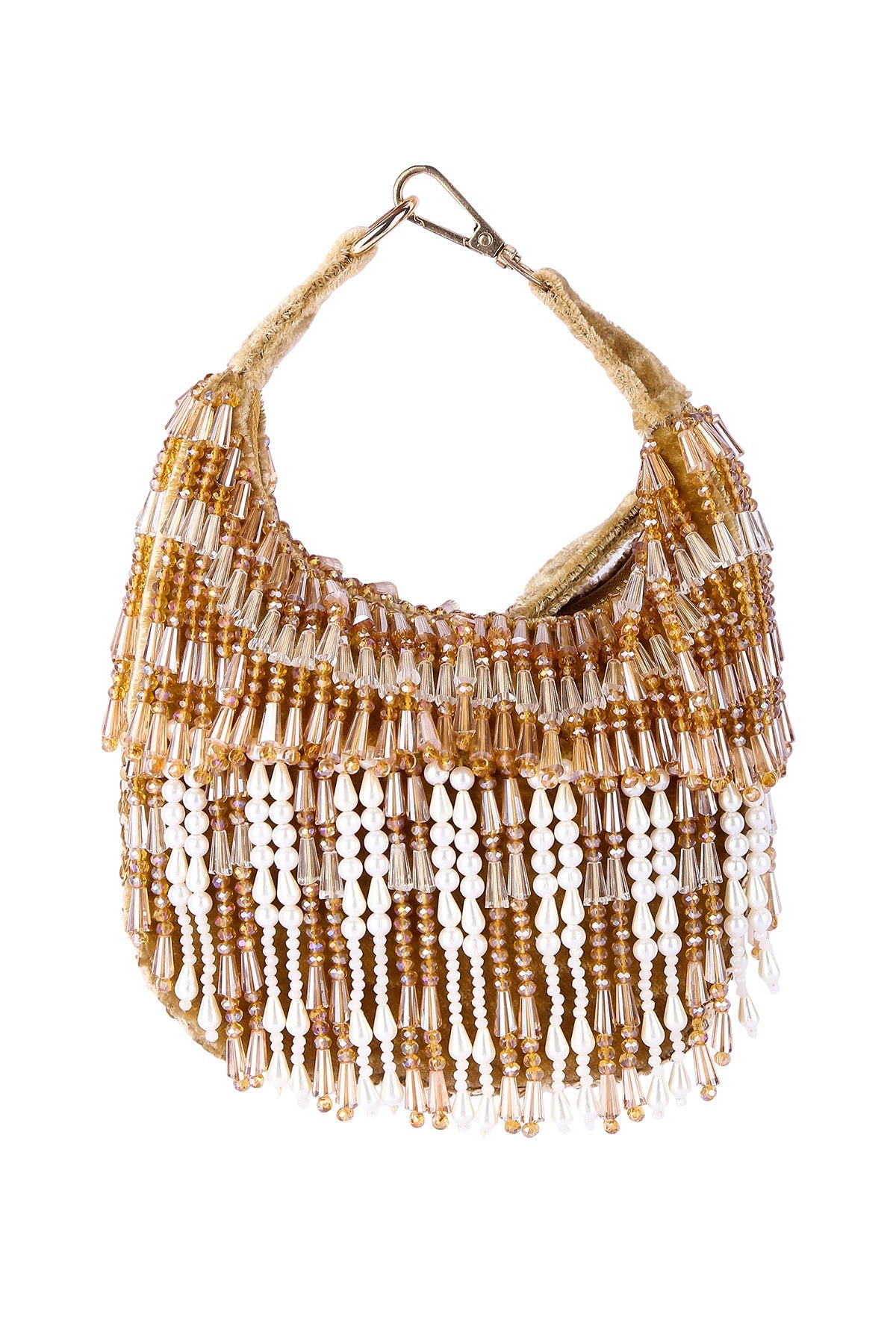 Buy Multicolor Pearl Work Clutch for women by the Purple sack online available at scrollnshops