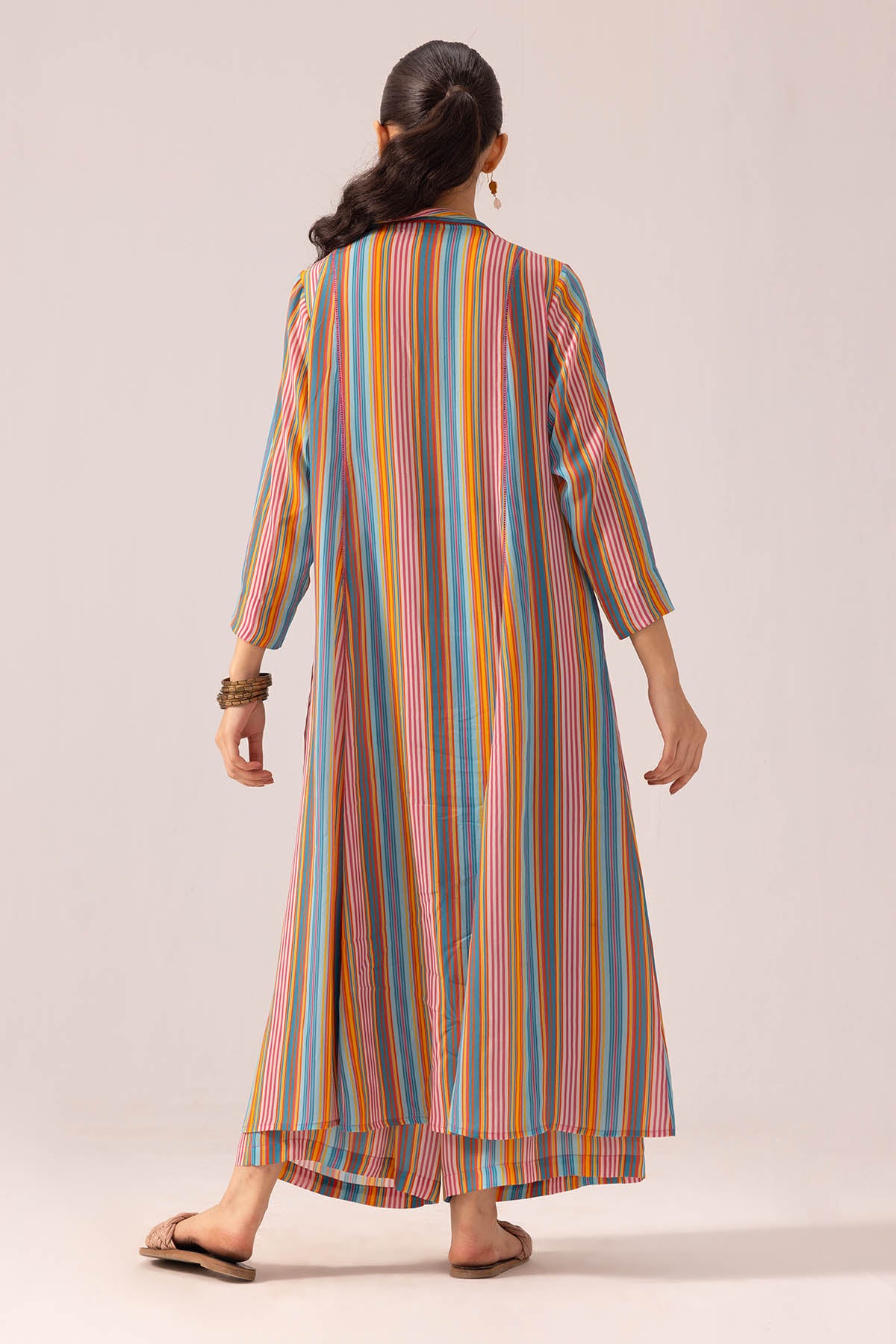 Multicolor Pintuck Kurta & Pant