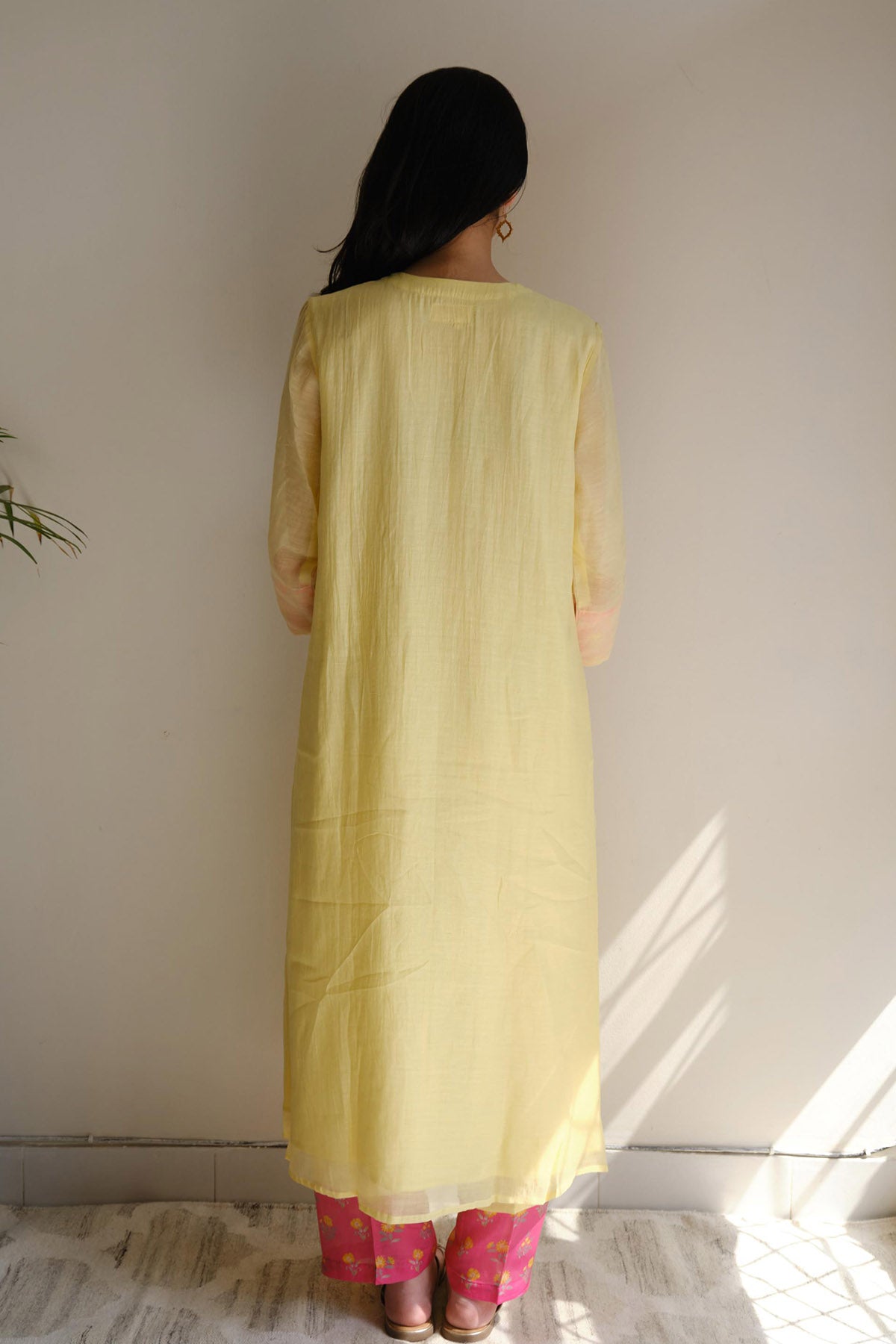 Multicolor Pintuck Kurta Set