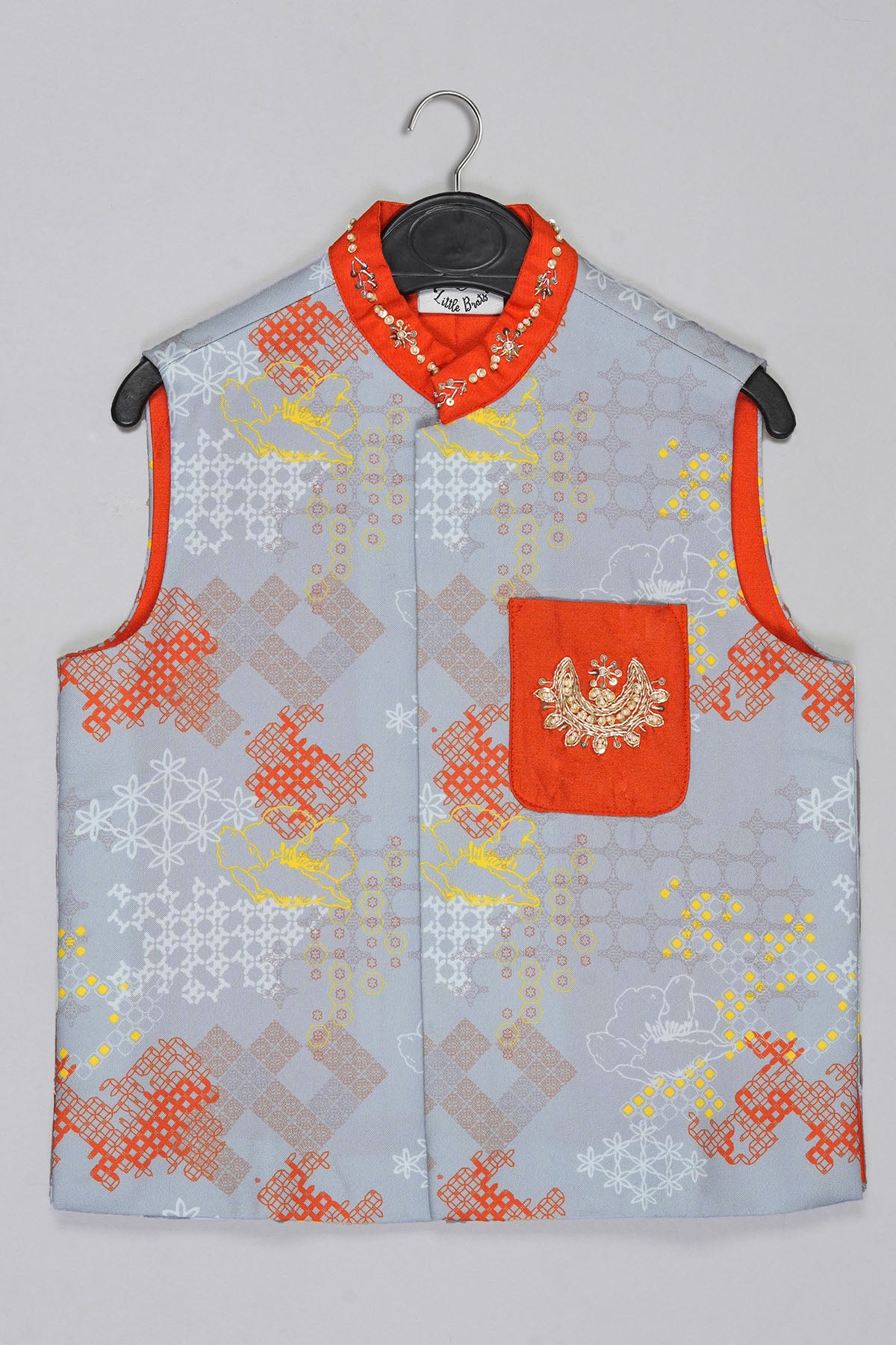 Multicolor Printed Bundi Set