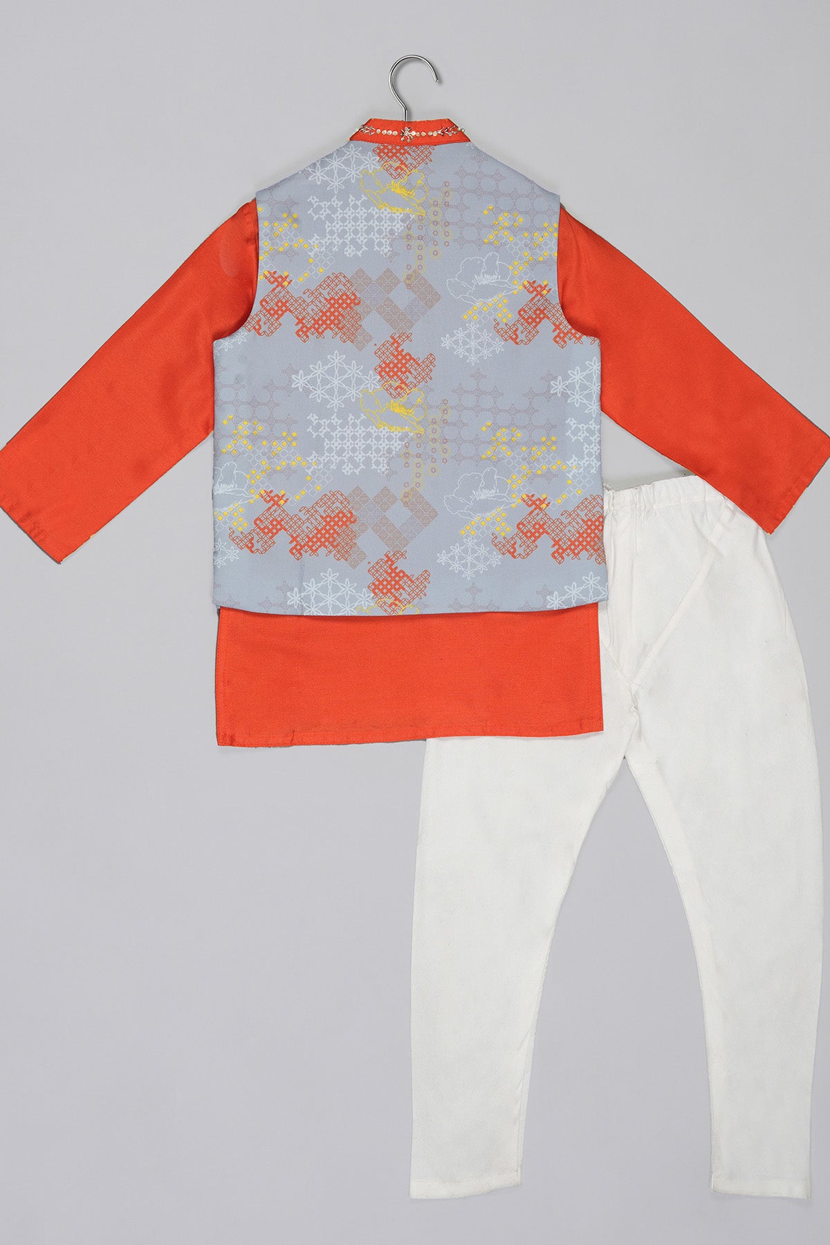 Multicolor Printed Bundi Set