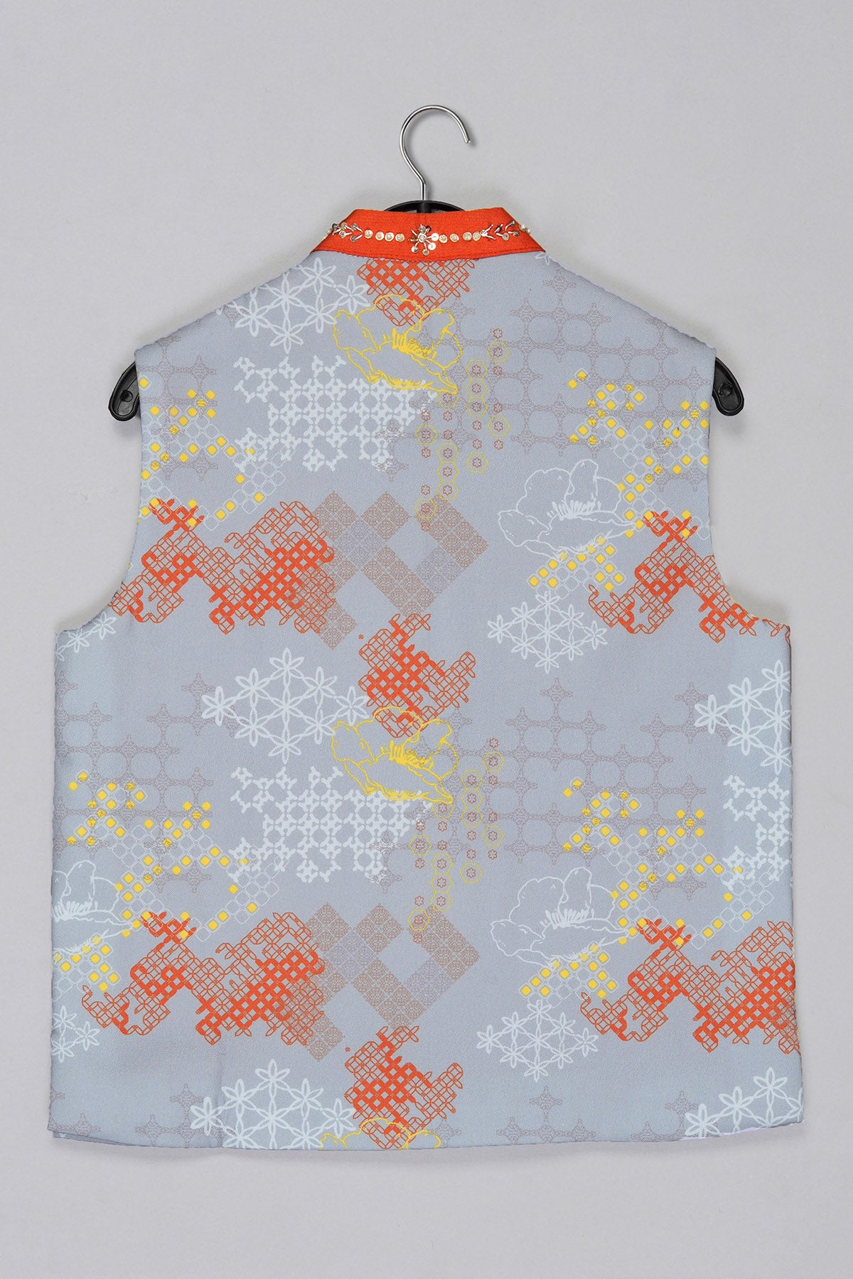 Multicolor Printed Bundi Set