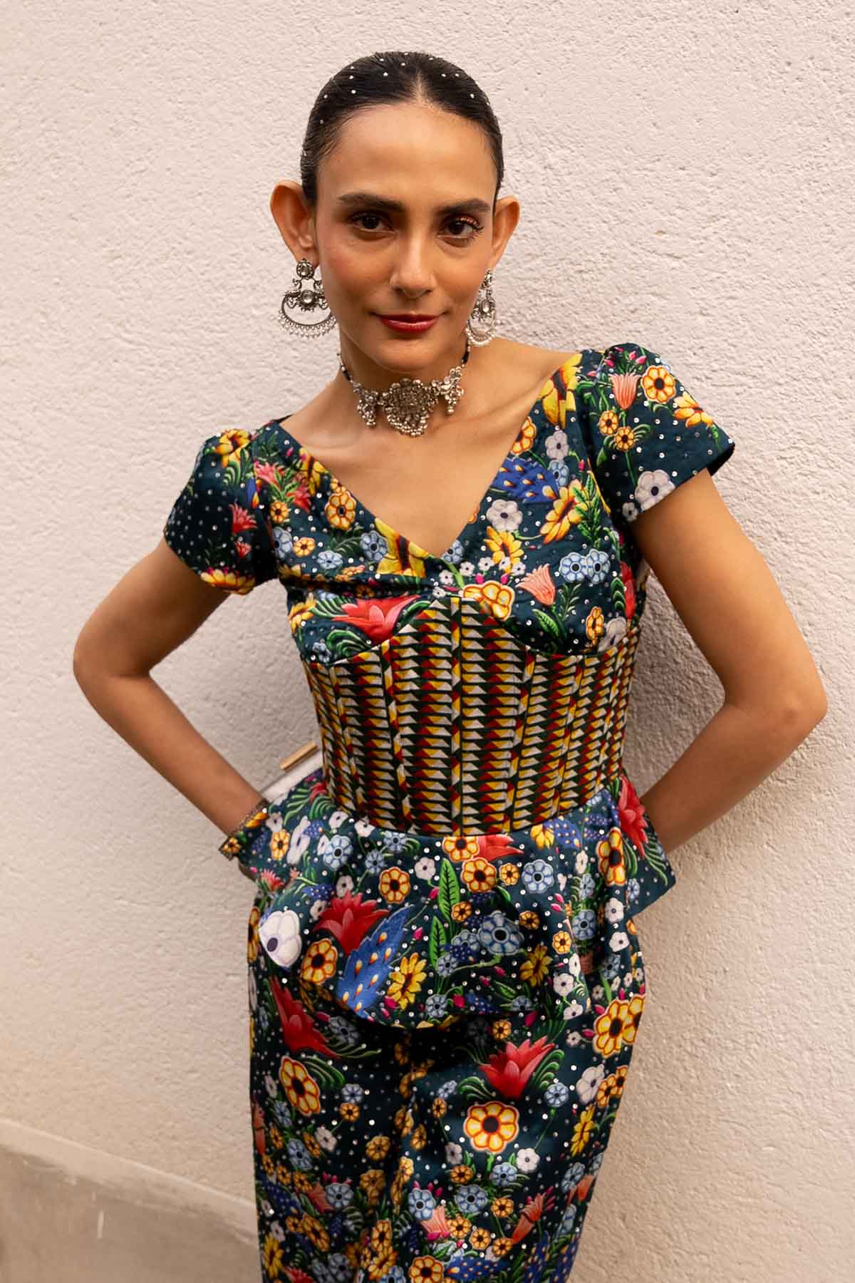 Multicolor Printed Top & Palazzo