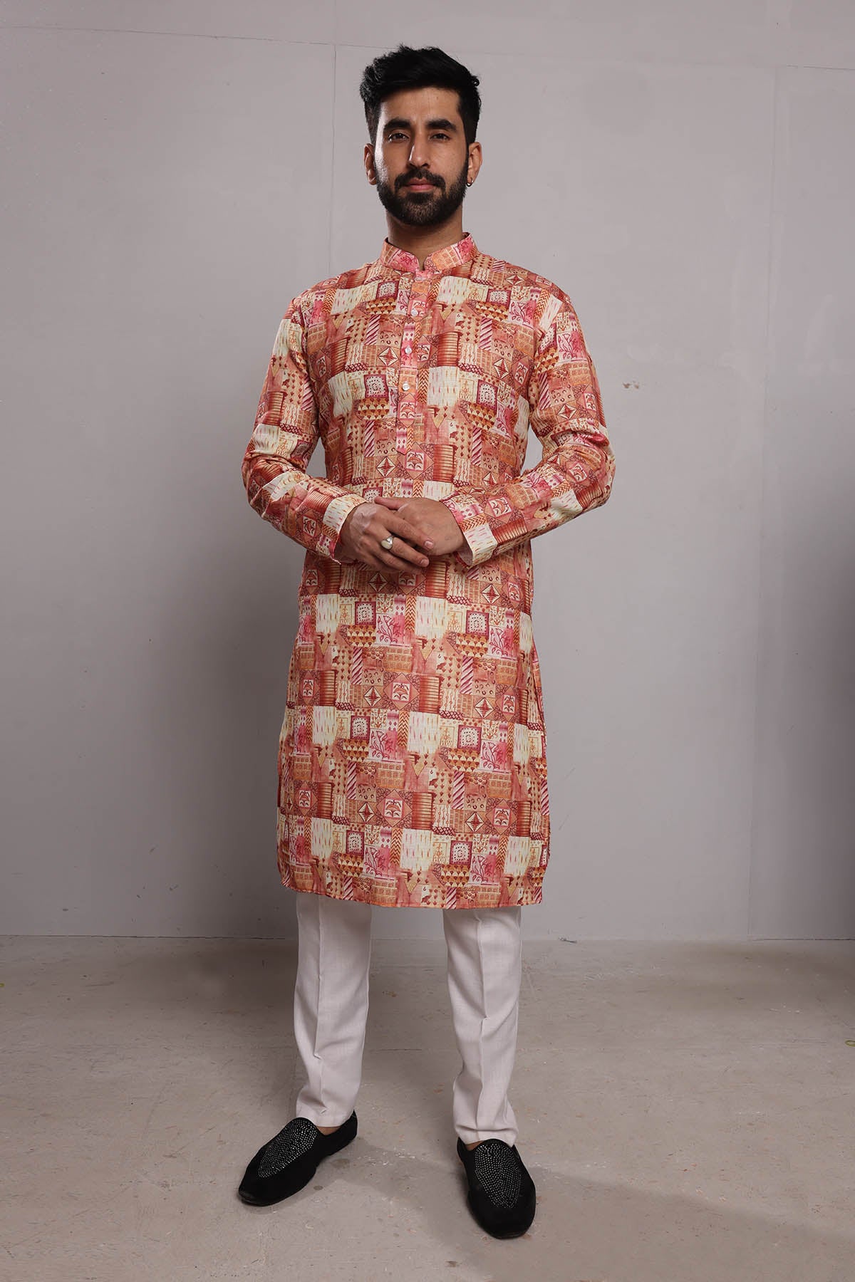 Cotton Multicolor Printed Kurta