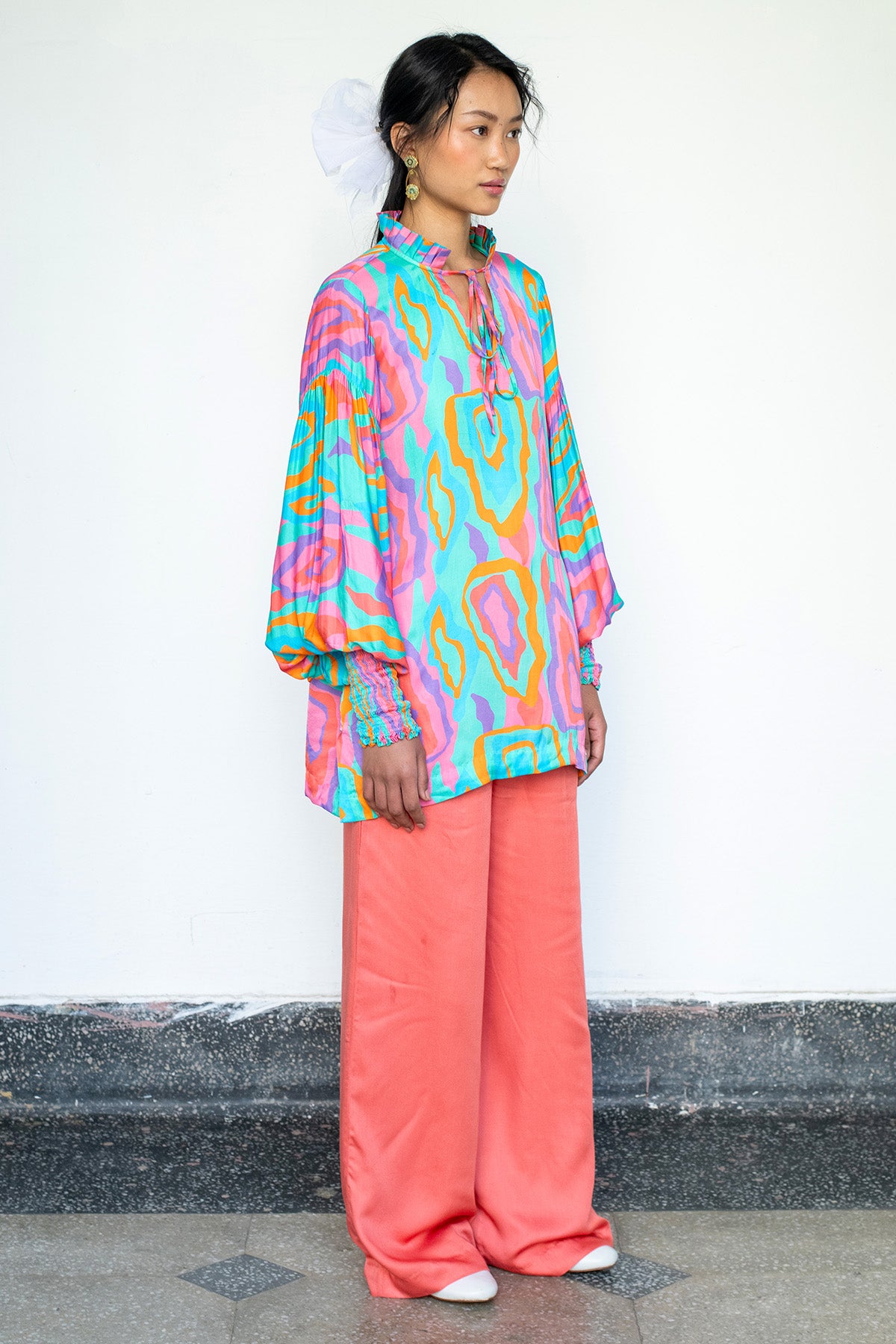 Printed Multicolor Top & Pants