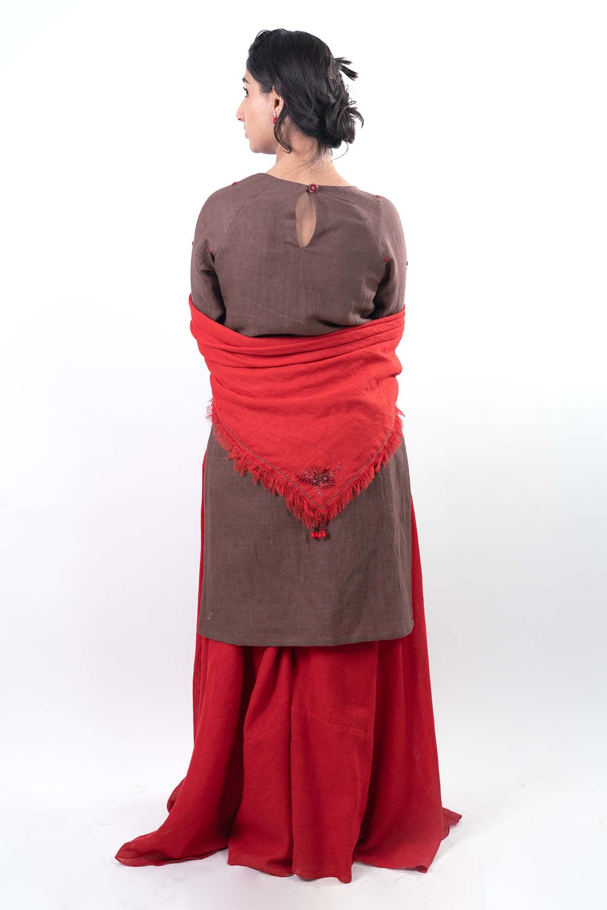 Multicolor Round Neck Kurta Set