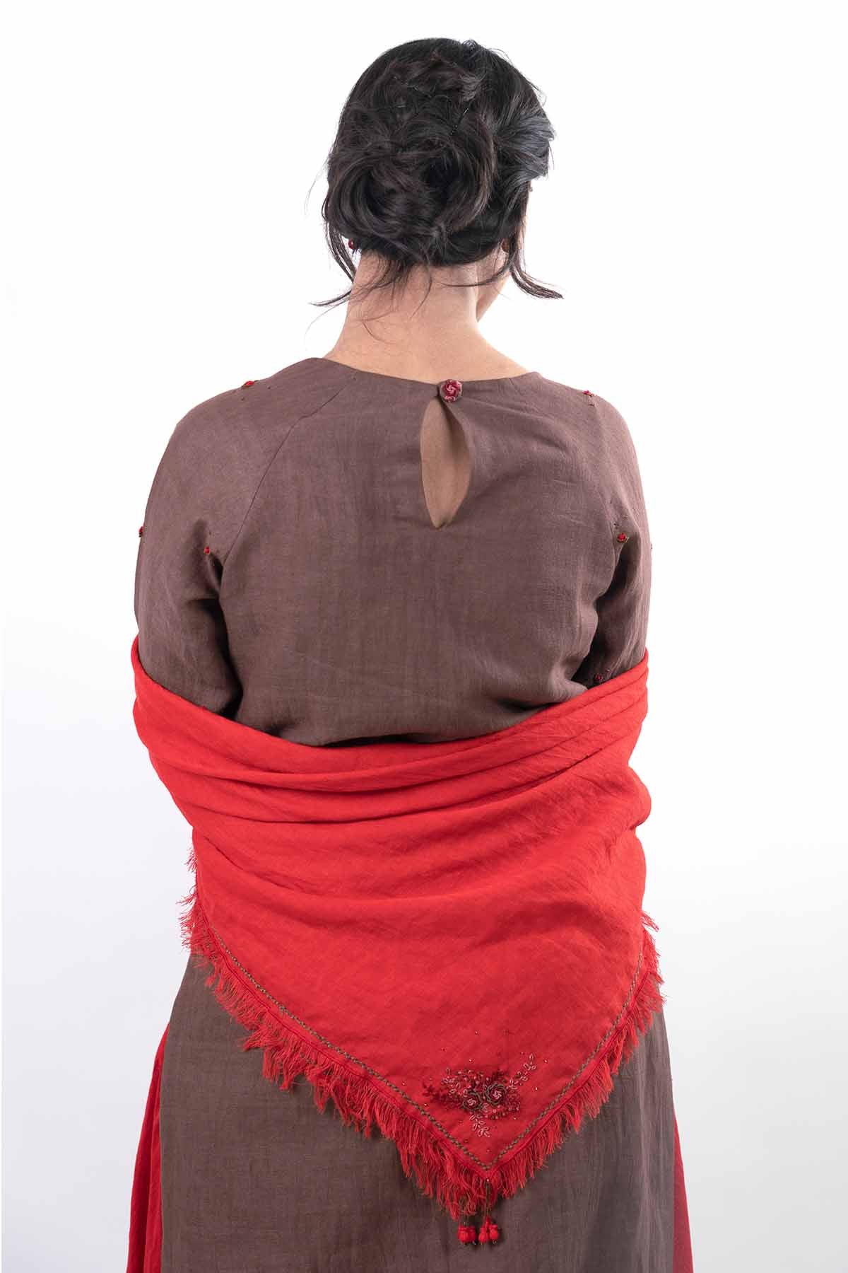 Multicolor Round Neck Kurta Set