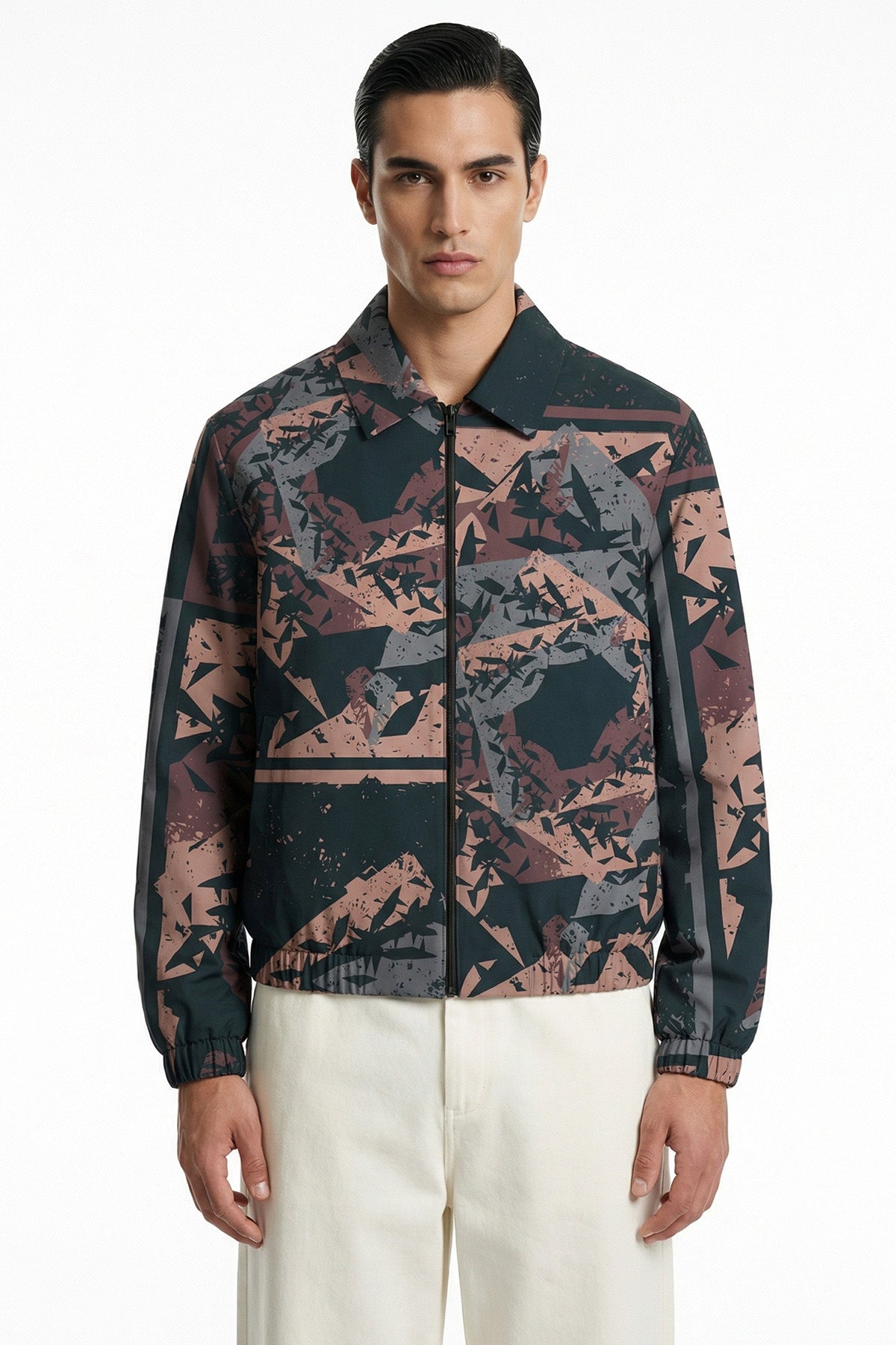 Buy Multicolor Satin Texture Jacket for men by Tezhhomayaa online available at scrollnshops