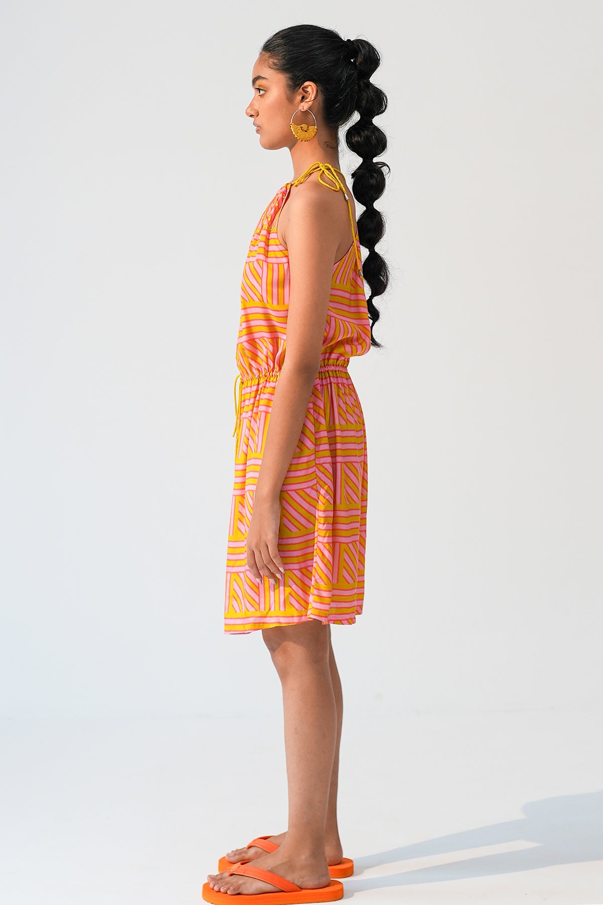 Multicolor Sequins Mini Dress