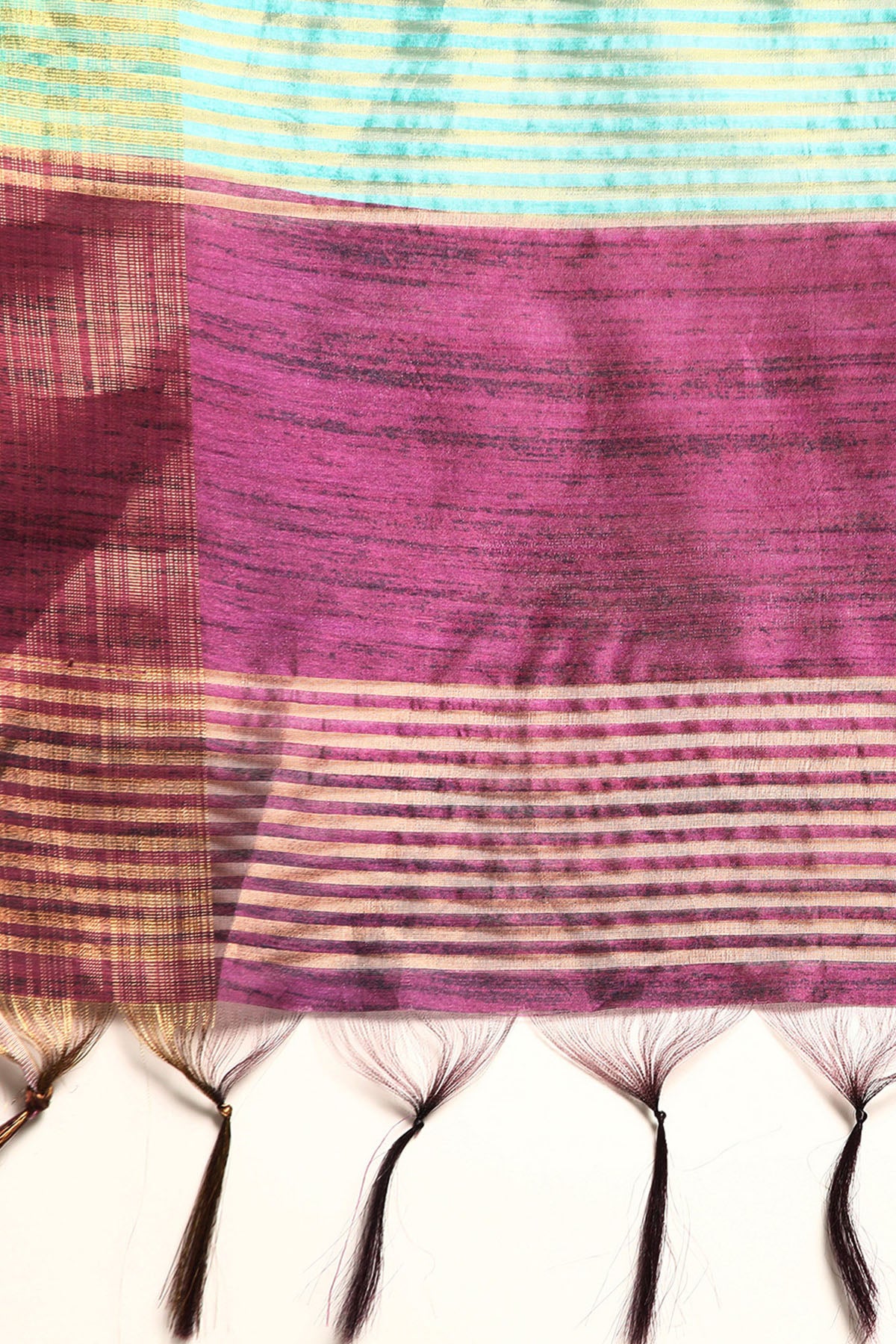 Multicolor Solid Design Saree