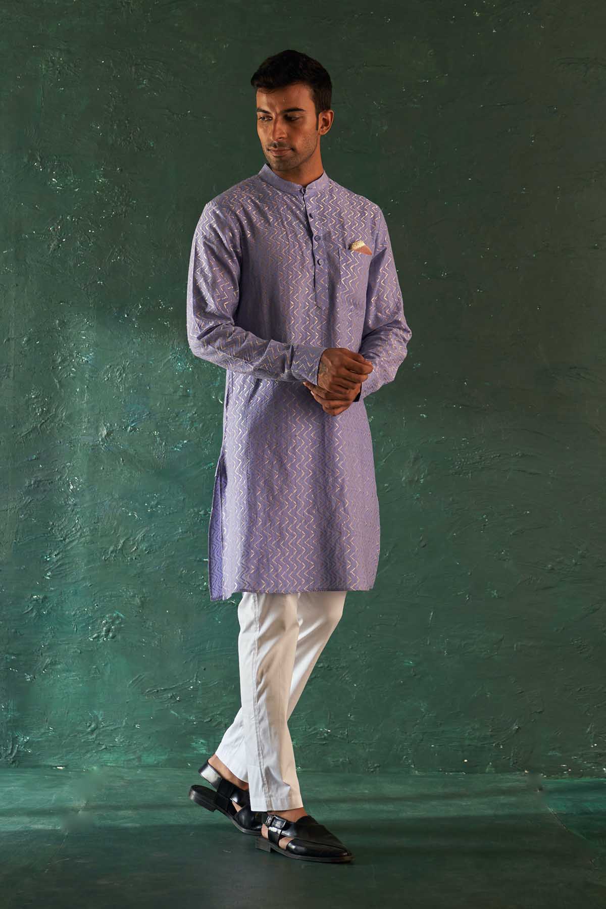 Multicolor Straight Kurta Set