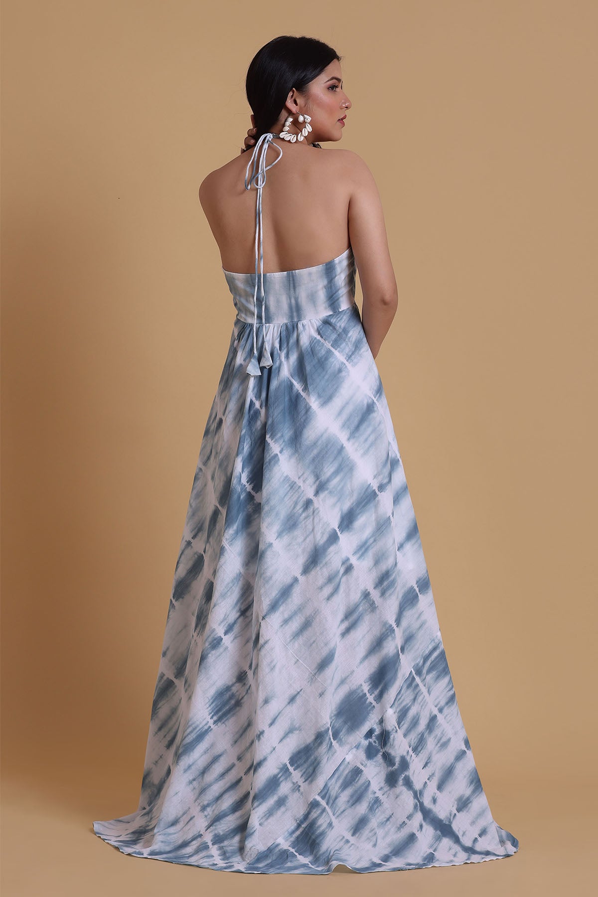 Multicolor Strappy Print Dress