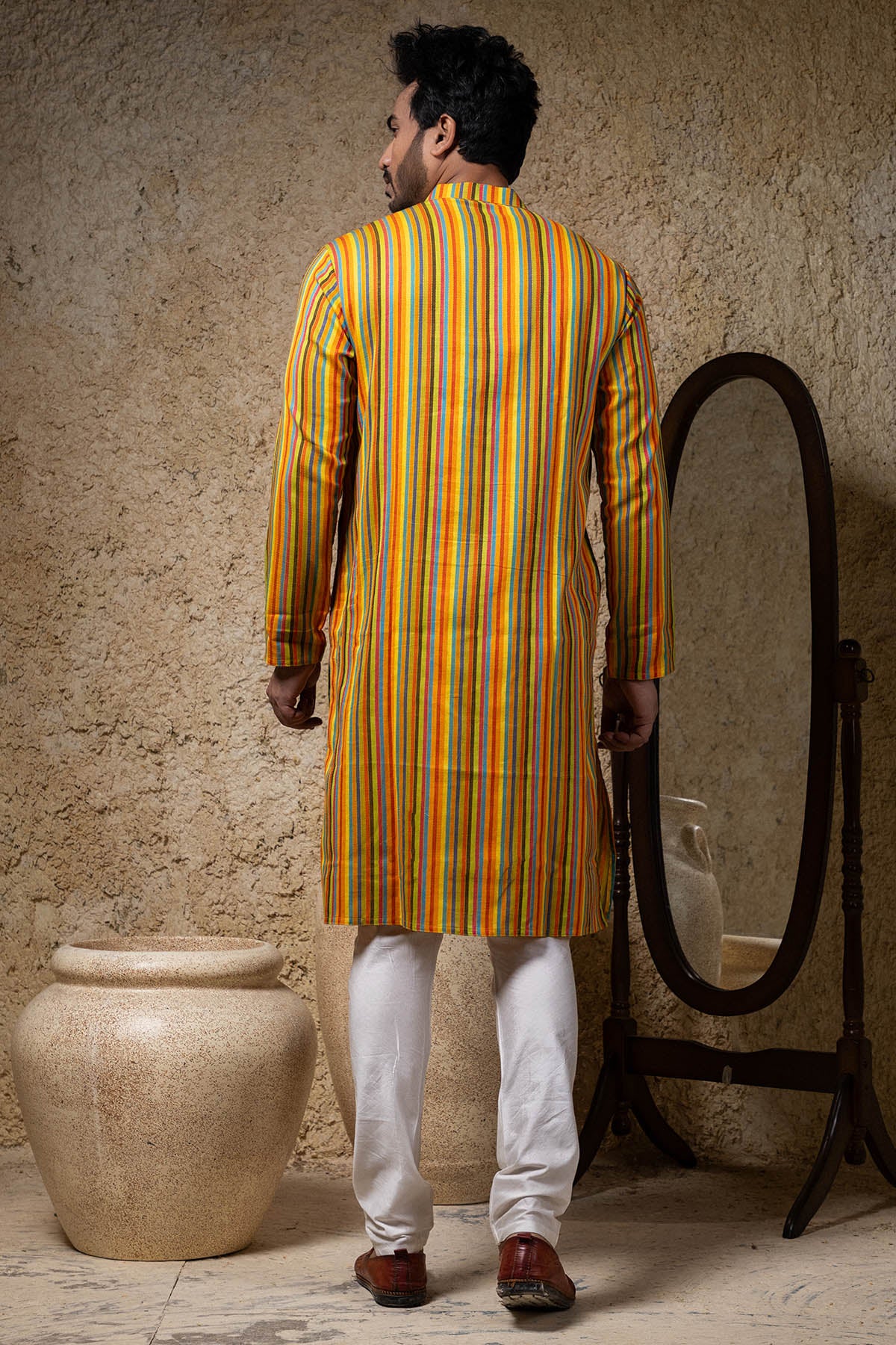 Multicolor Stripes Kurta Set