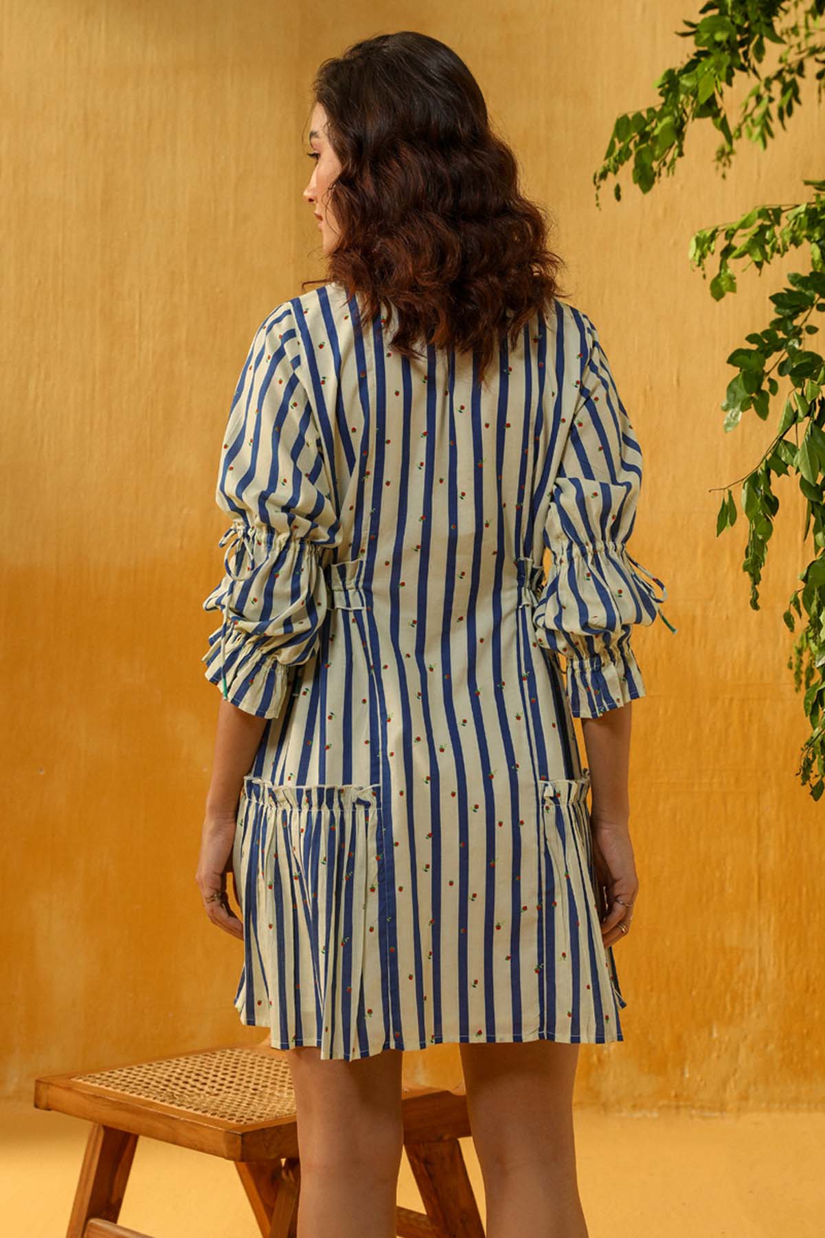 Multicolor Stripes Print Dress