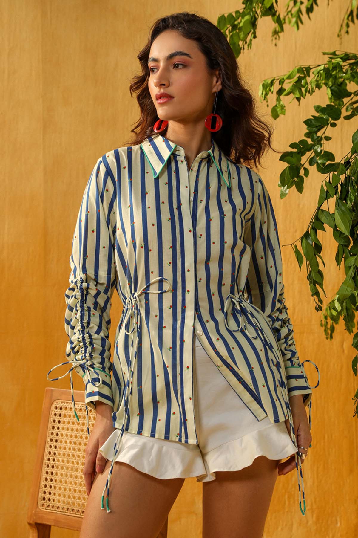 Multicolor Stripes Print Shirt