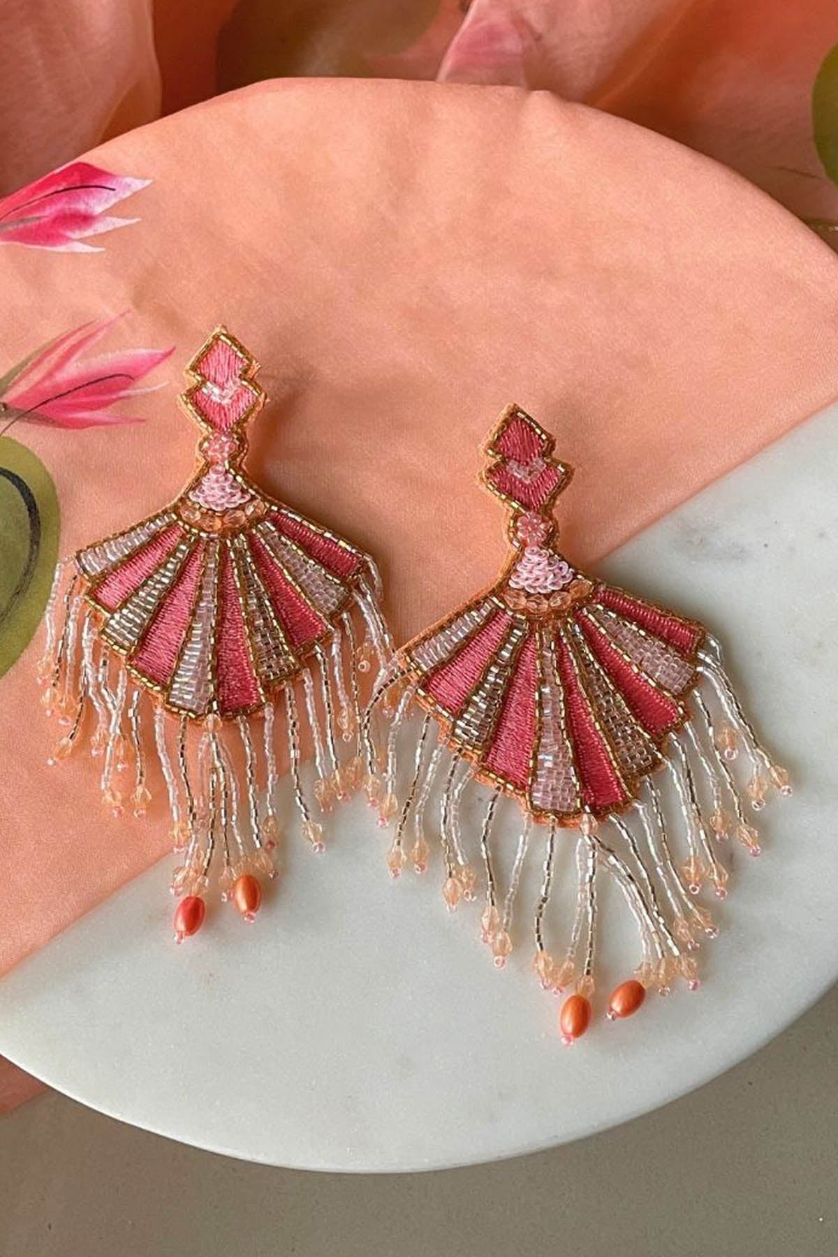 Multicolor Tassel Earrings