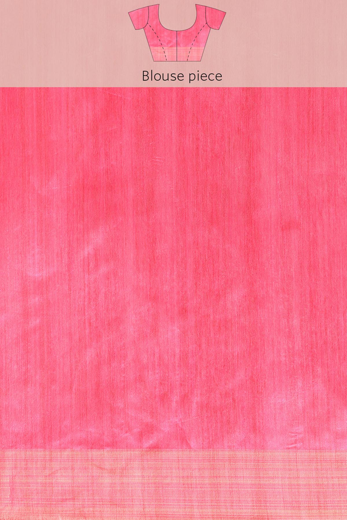 Multicolor Temple Border Saree