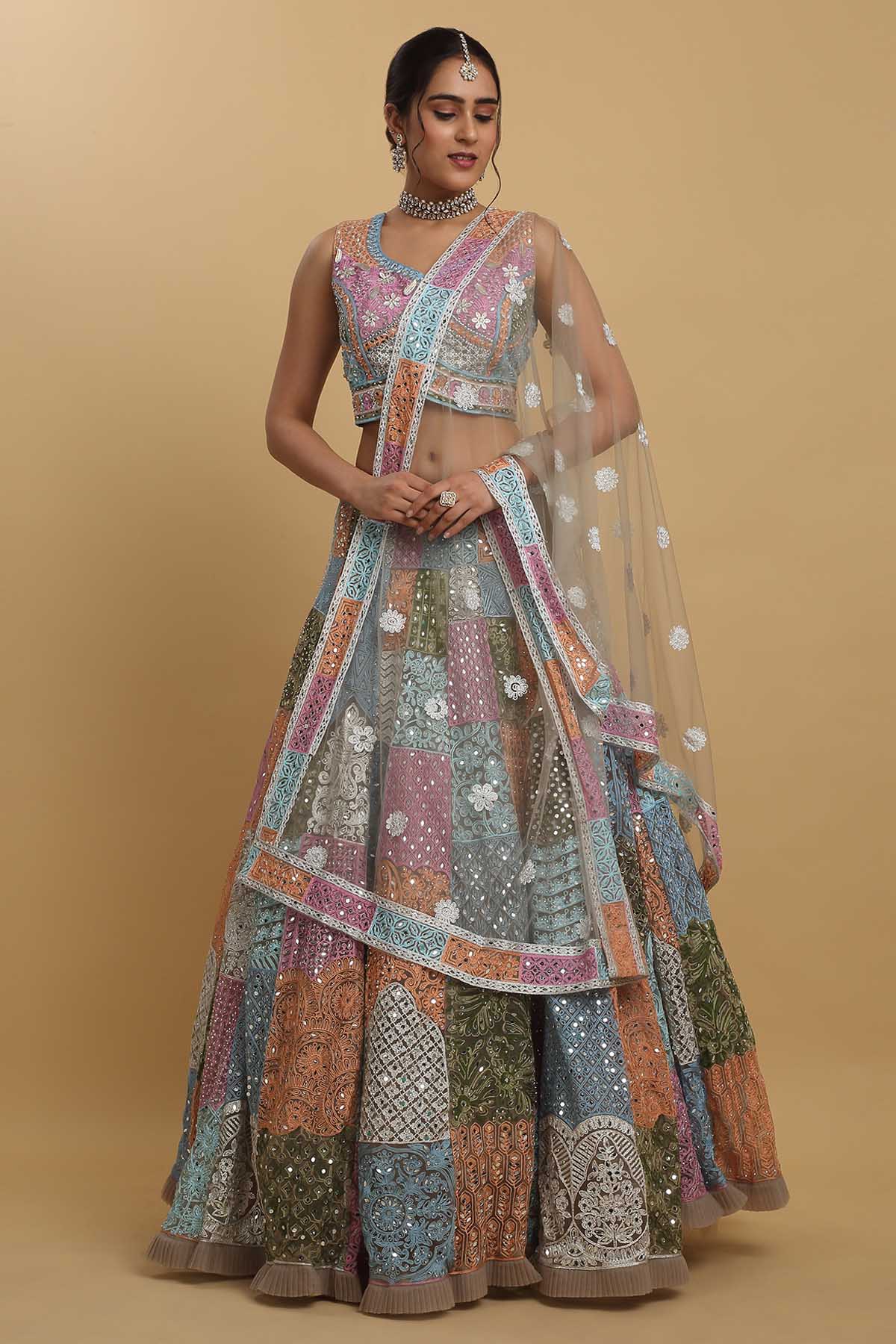 Buy Aham Vayam Lehenga Sets for women online at ScrollnShops