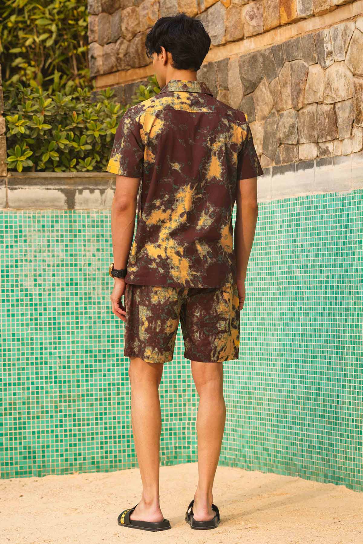 Multicolor Tie Dye Print Shirt