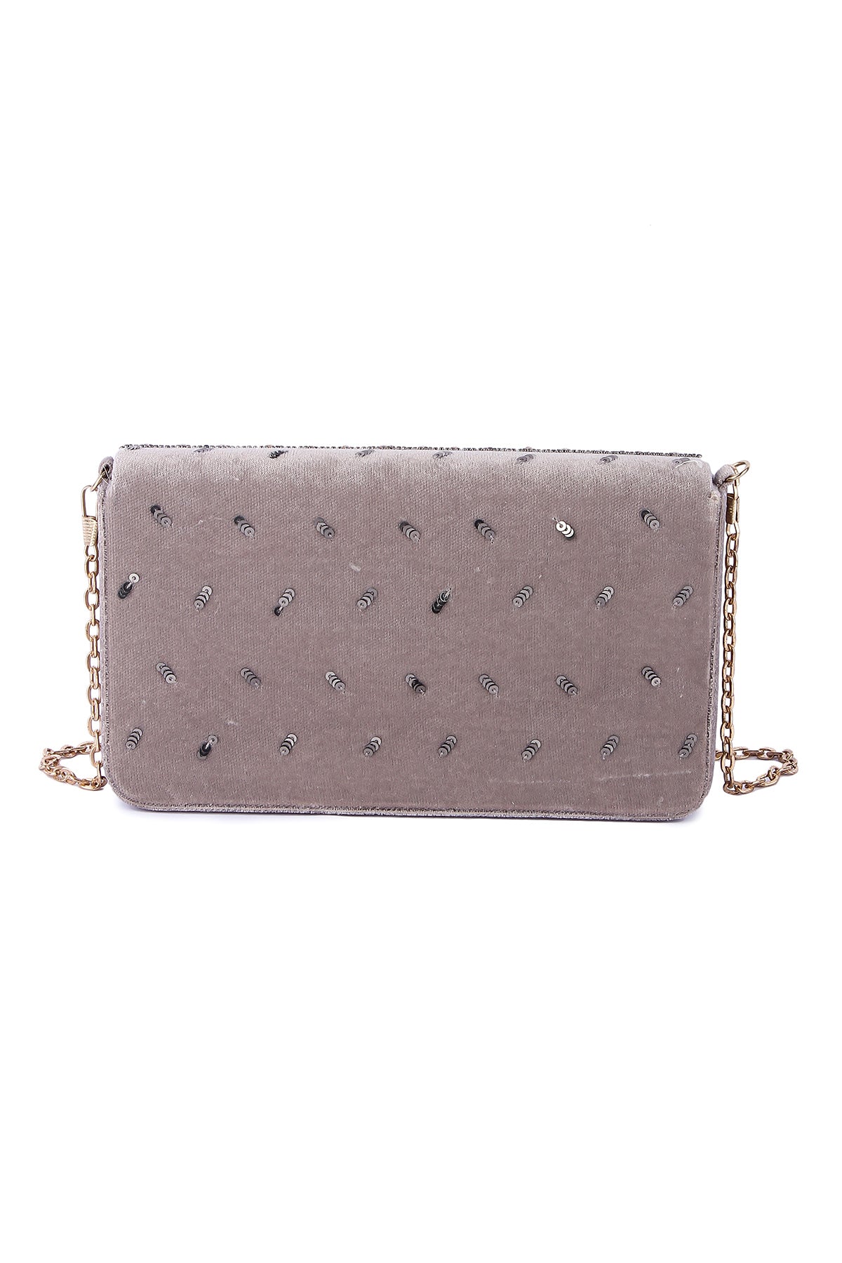 Multicolor Velvet Hand Clutch