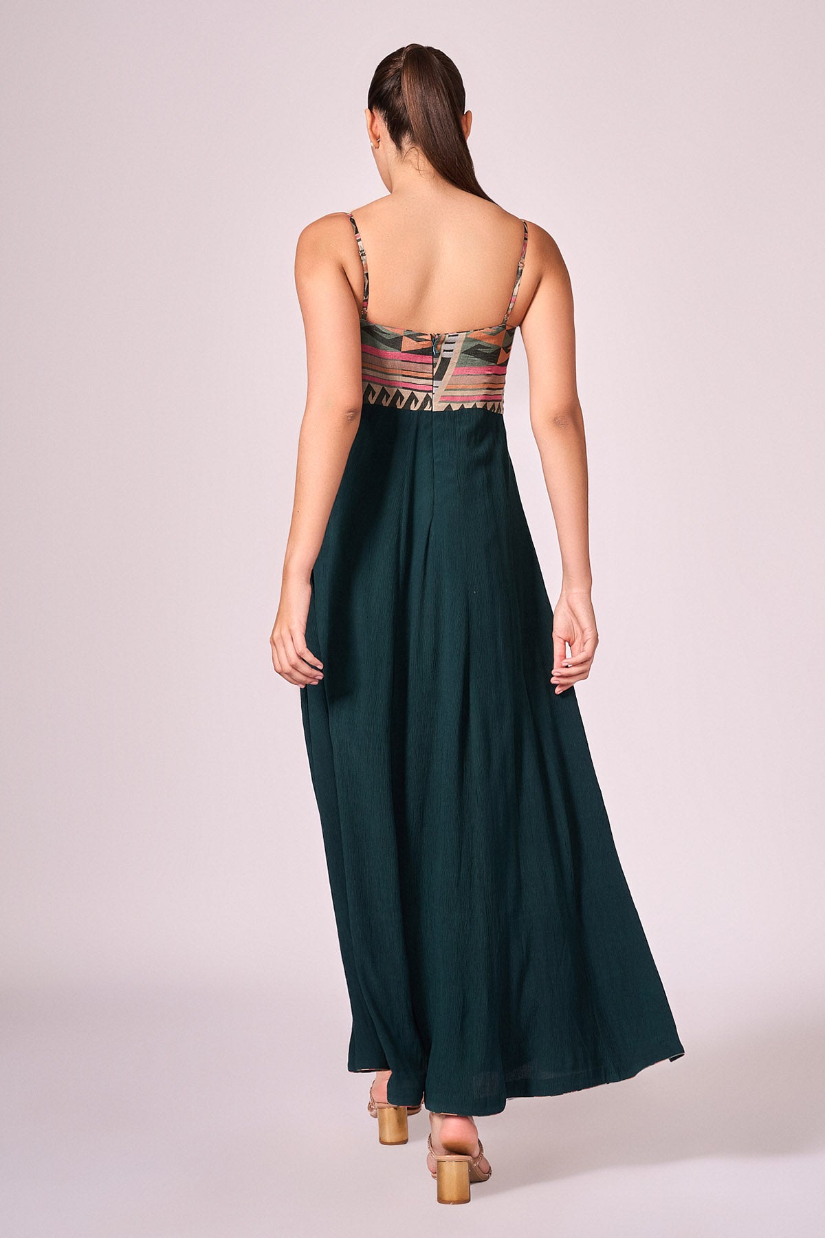 Multicolor Viscose Print Dress