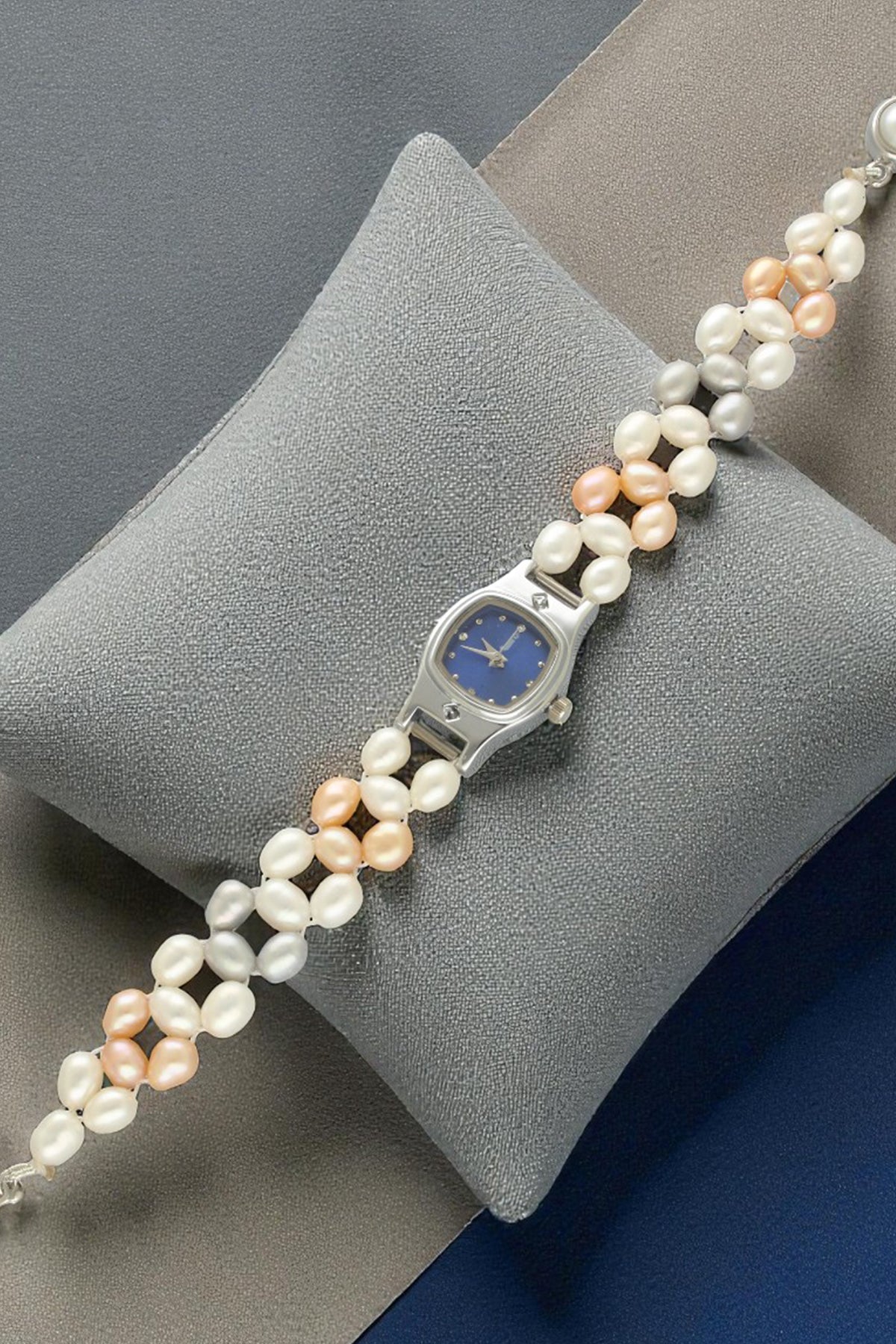 Buy Multicolour Alloy Pearl Watch for women by J Pearls online available at scrollnshops