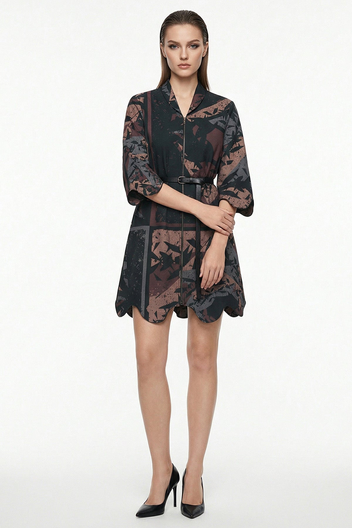 Buy Multicolour Satin Mini Dress for women by Tezhhomayaa online available at scrollnshops