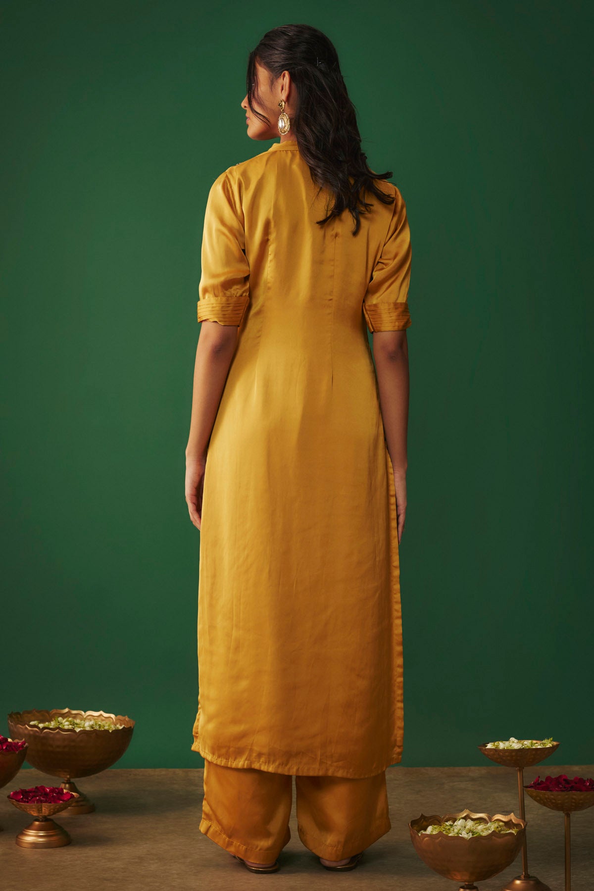 Mustard Yellow Milano Kurta Set