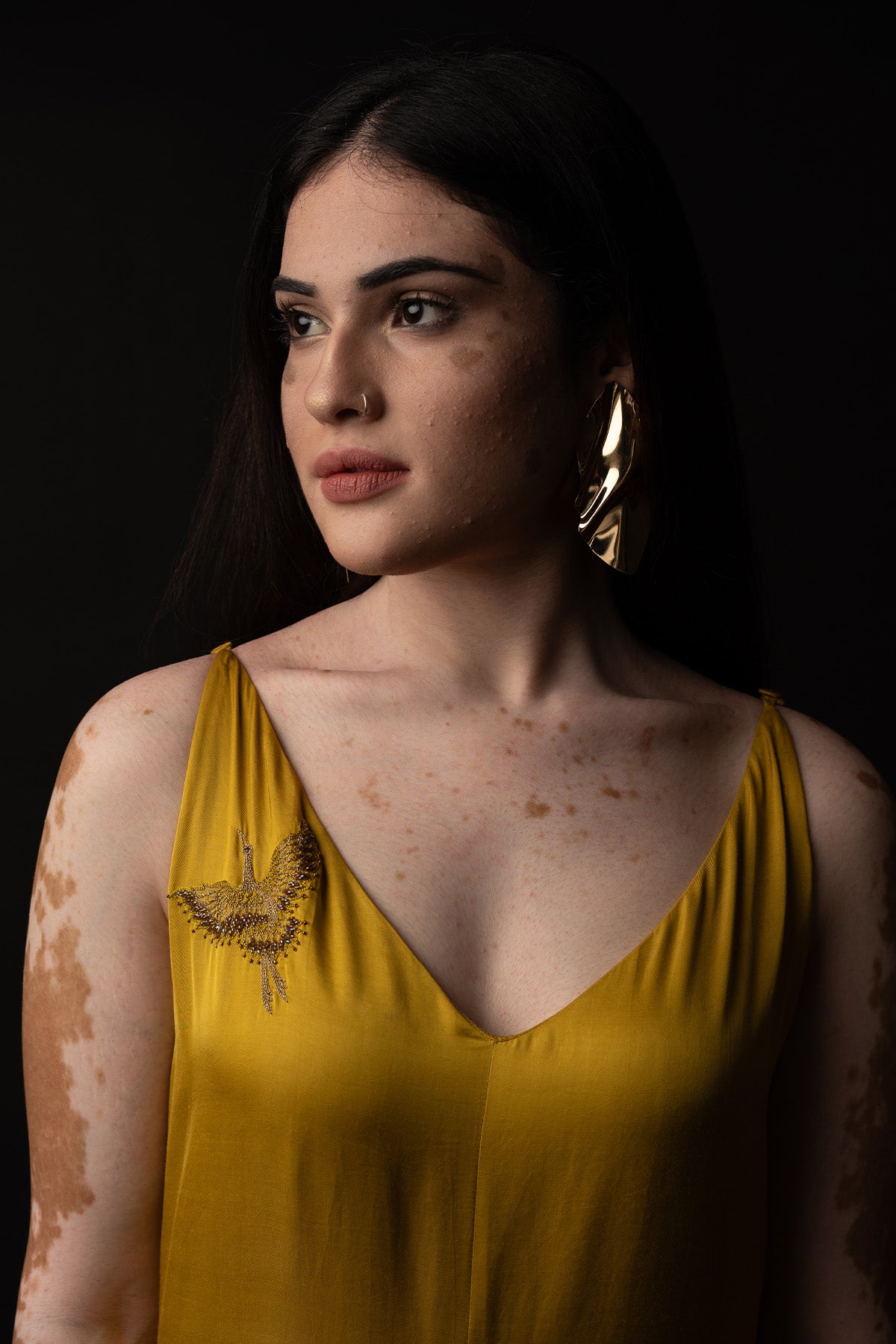 Mustard Sleeveless Jumpsuit