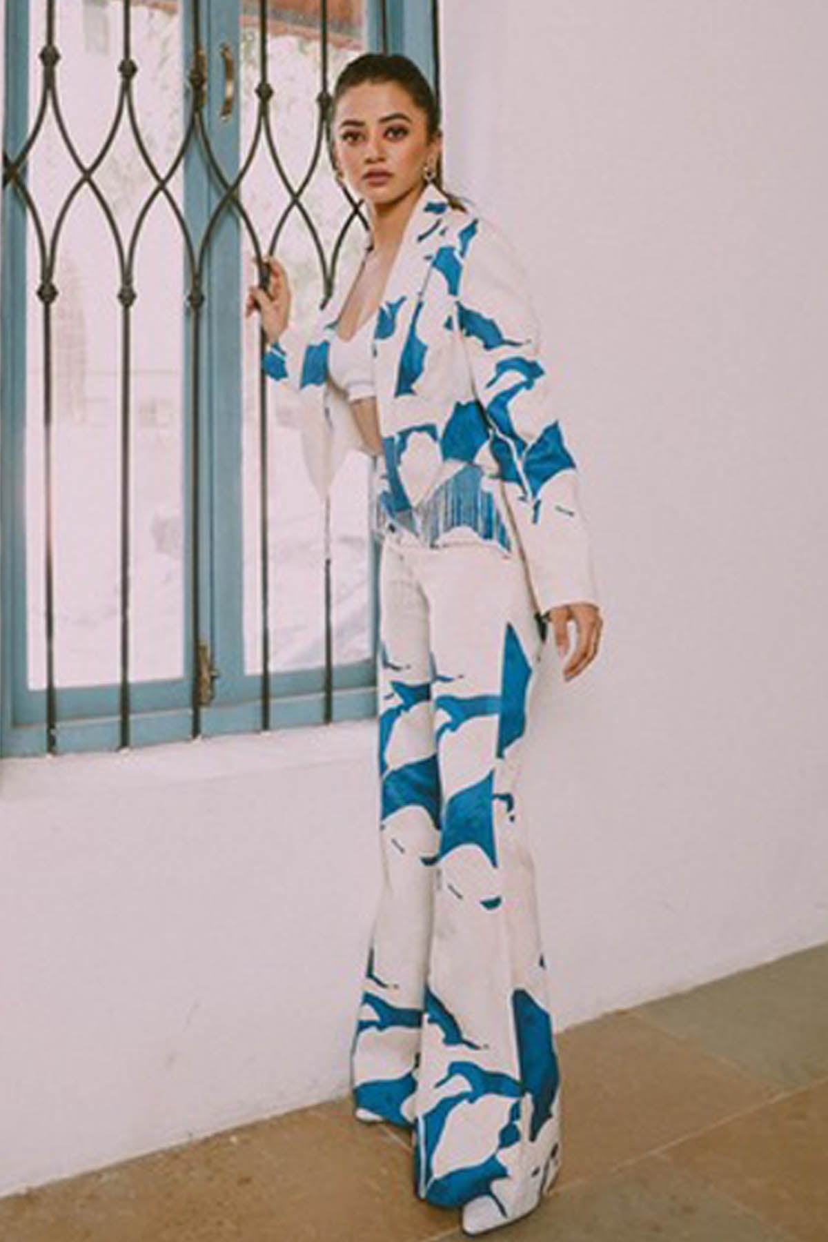 Mystic Blue Printed Co-ord Set