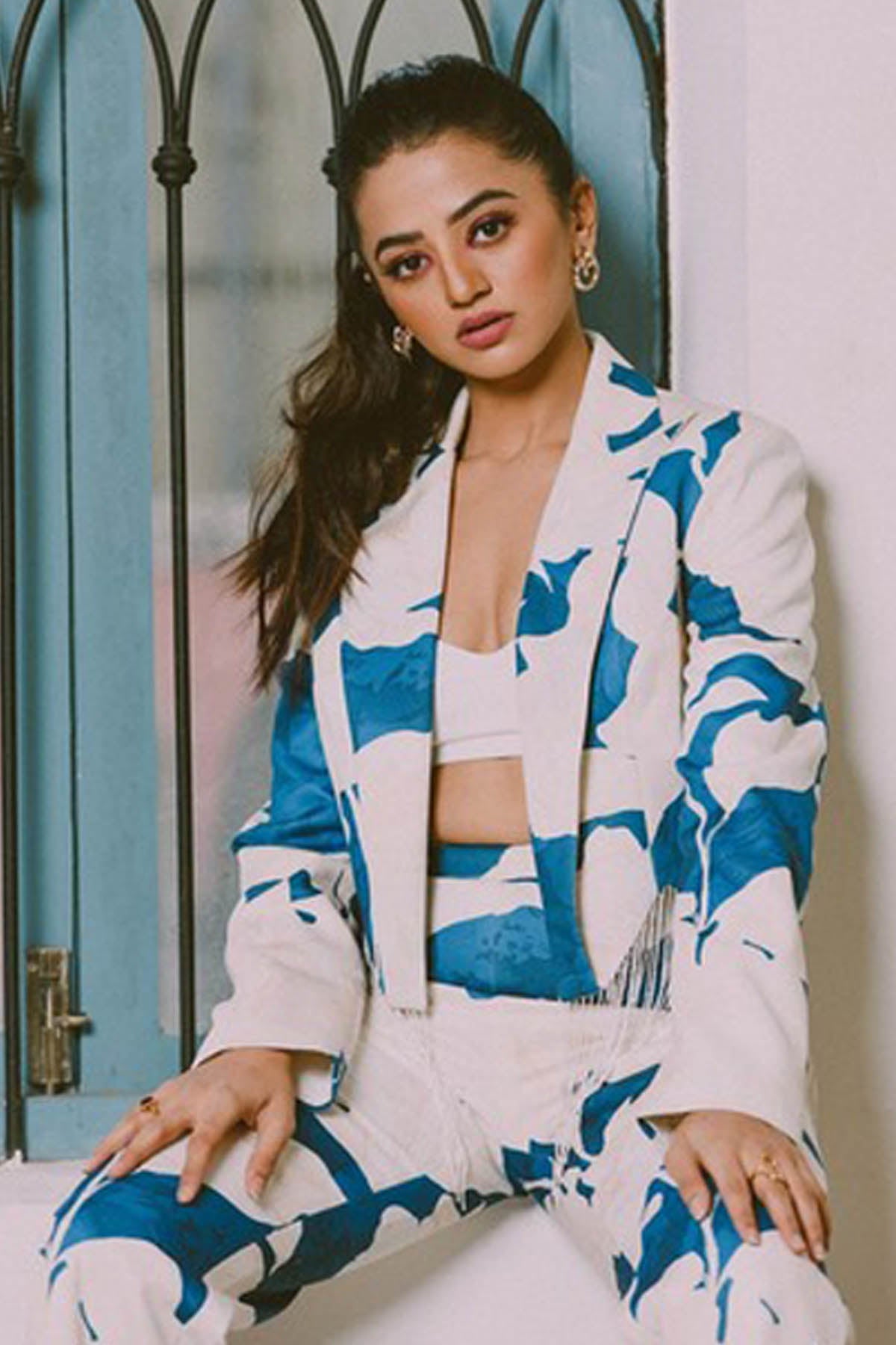 Mystic Blue Printed Co-ord Set