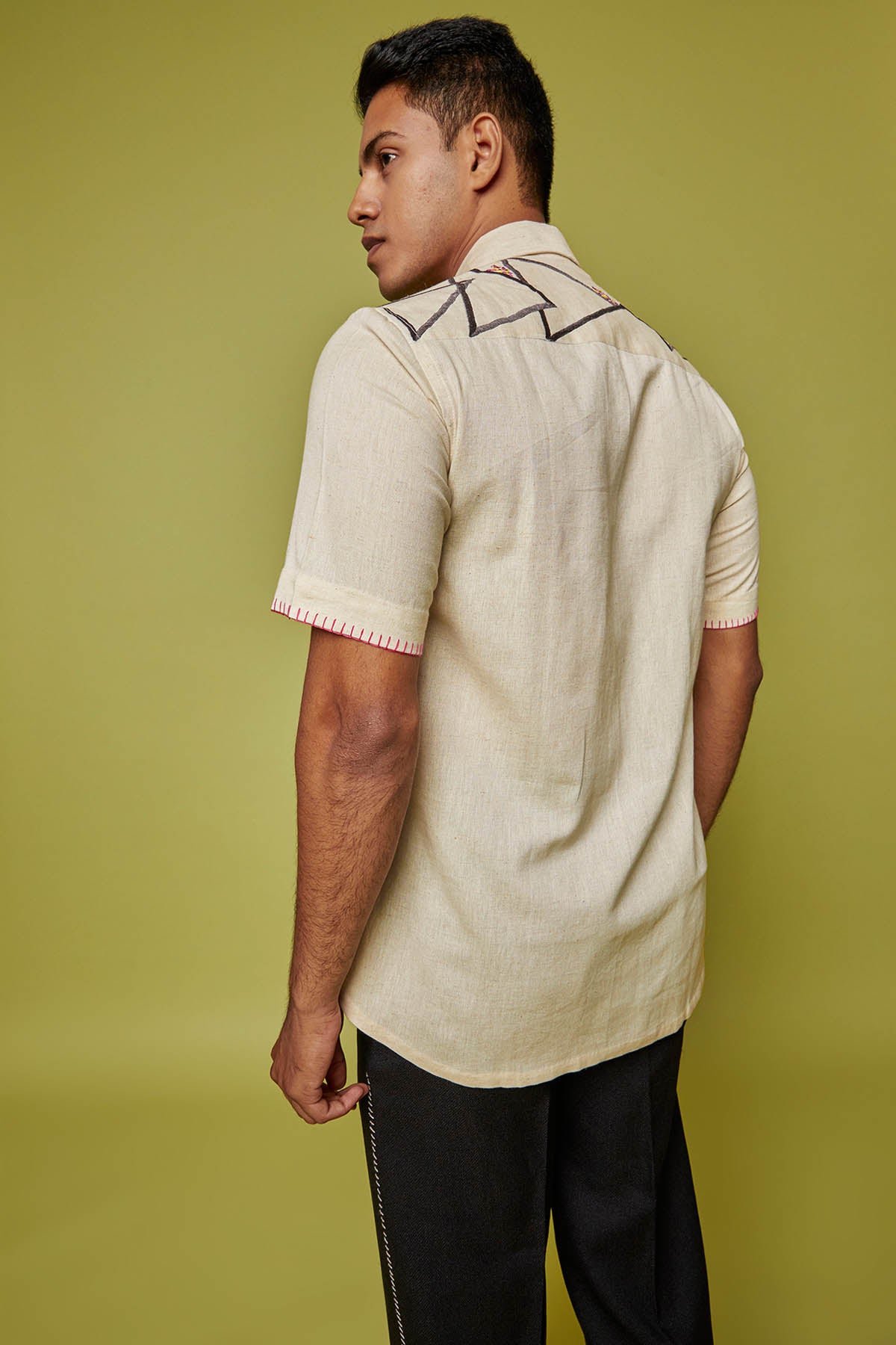 Natural Geometrical Shirt