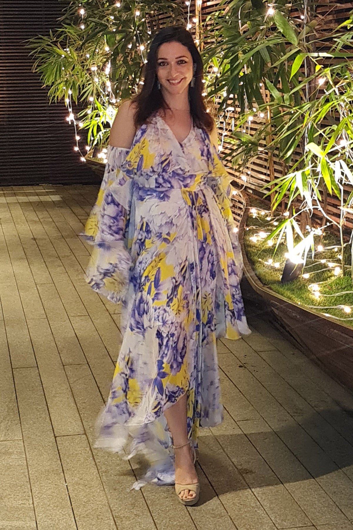 Printed Butterfly Dress