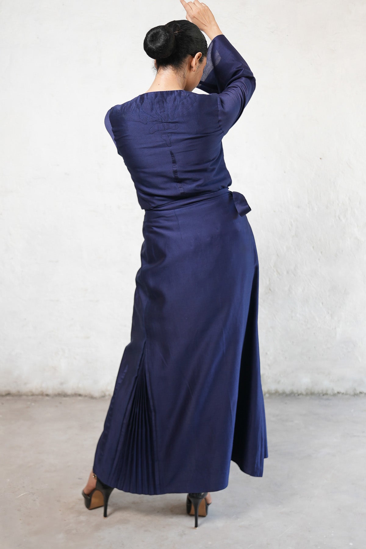 Navy Applique Work Co-ord Set