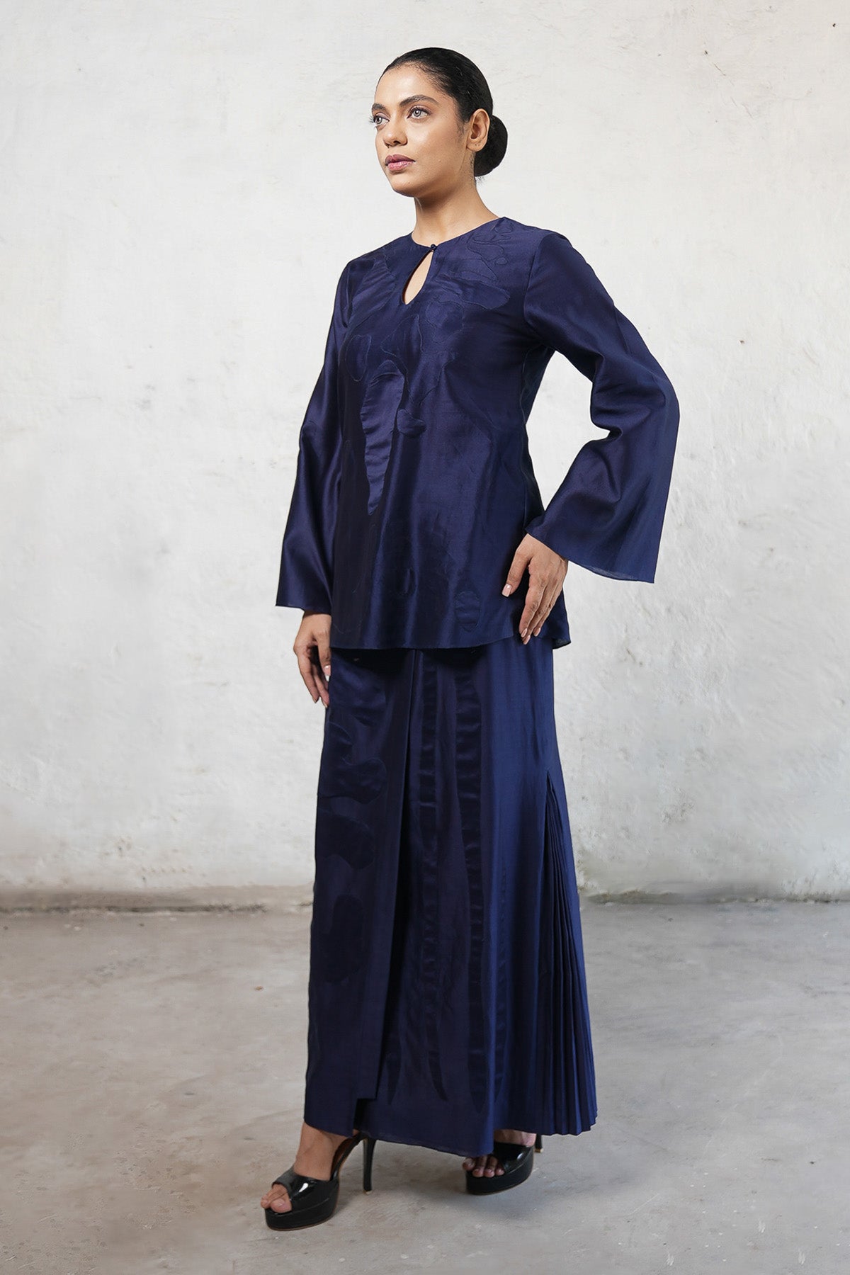 Navy Applique Work Co-ord Set