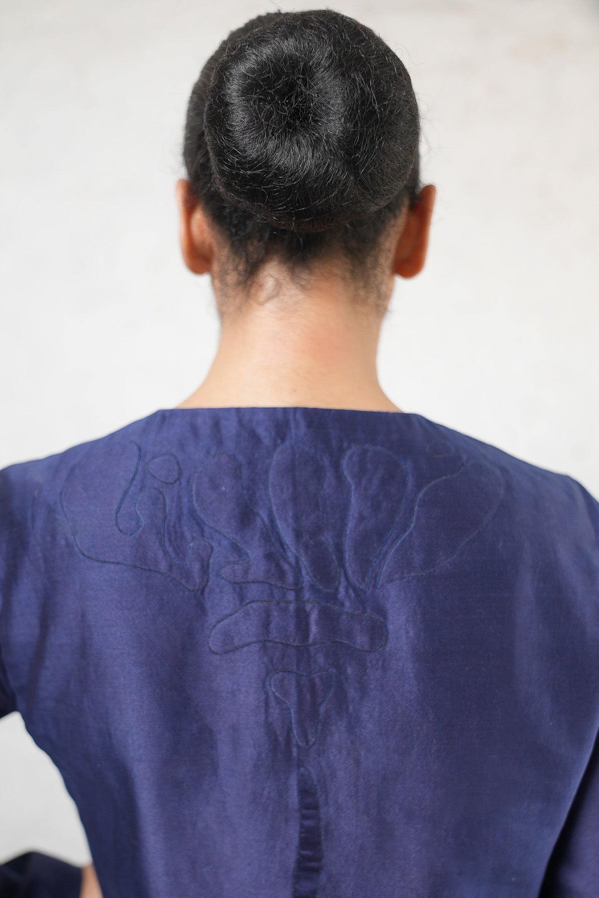 Navy Applique Work Co-ord Set