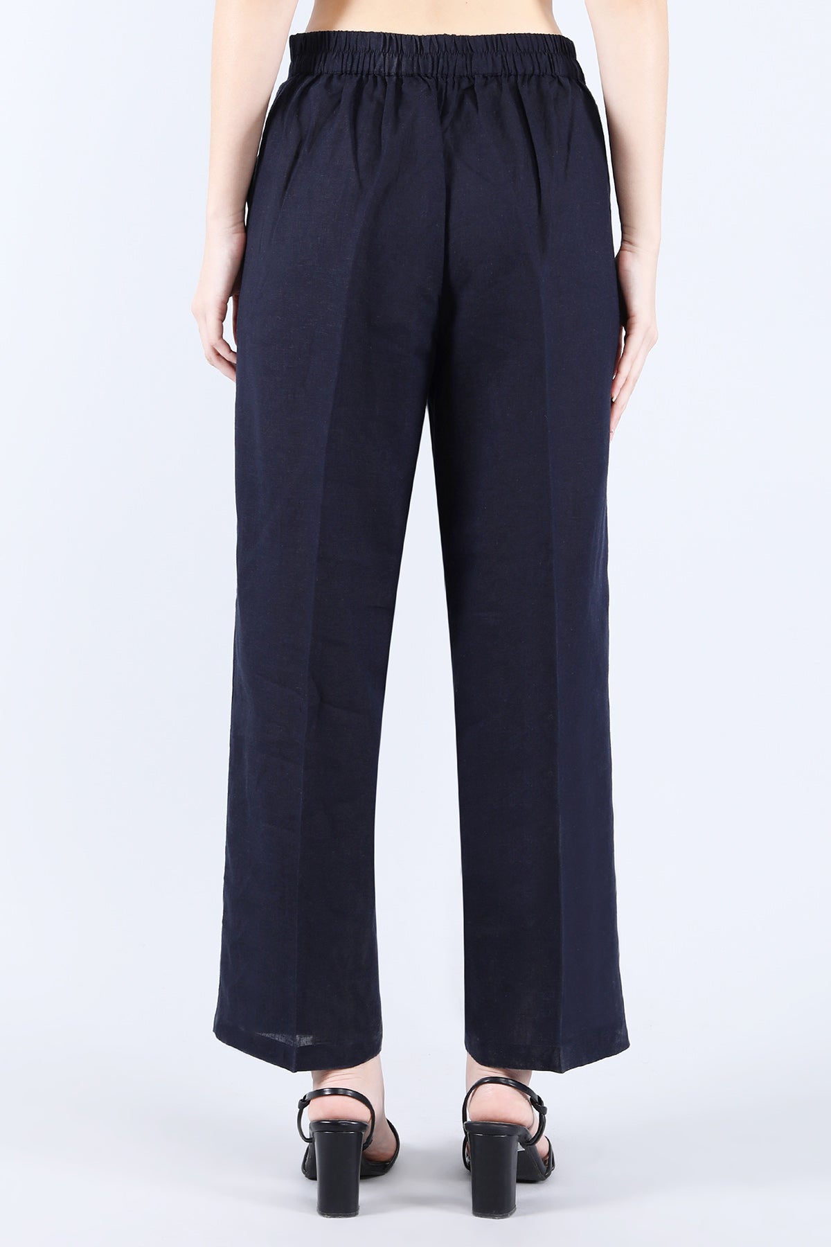 Navy Patch Embroidery Tunic set