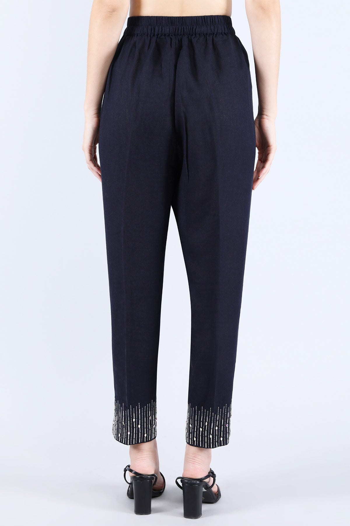 Navy Tubelight Tunic And Pants