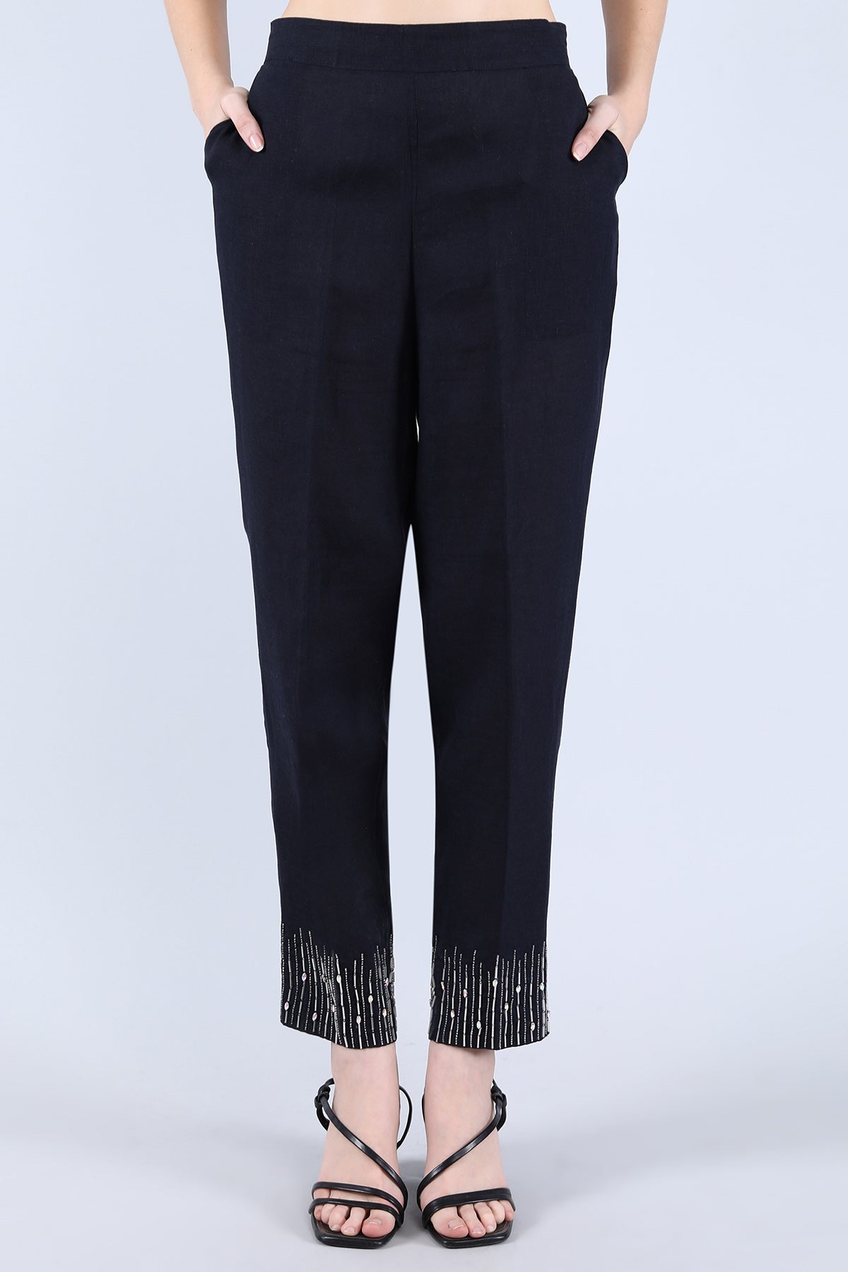 Navy Tubelight Tunic And Pants
