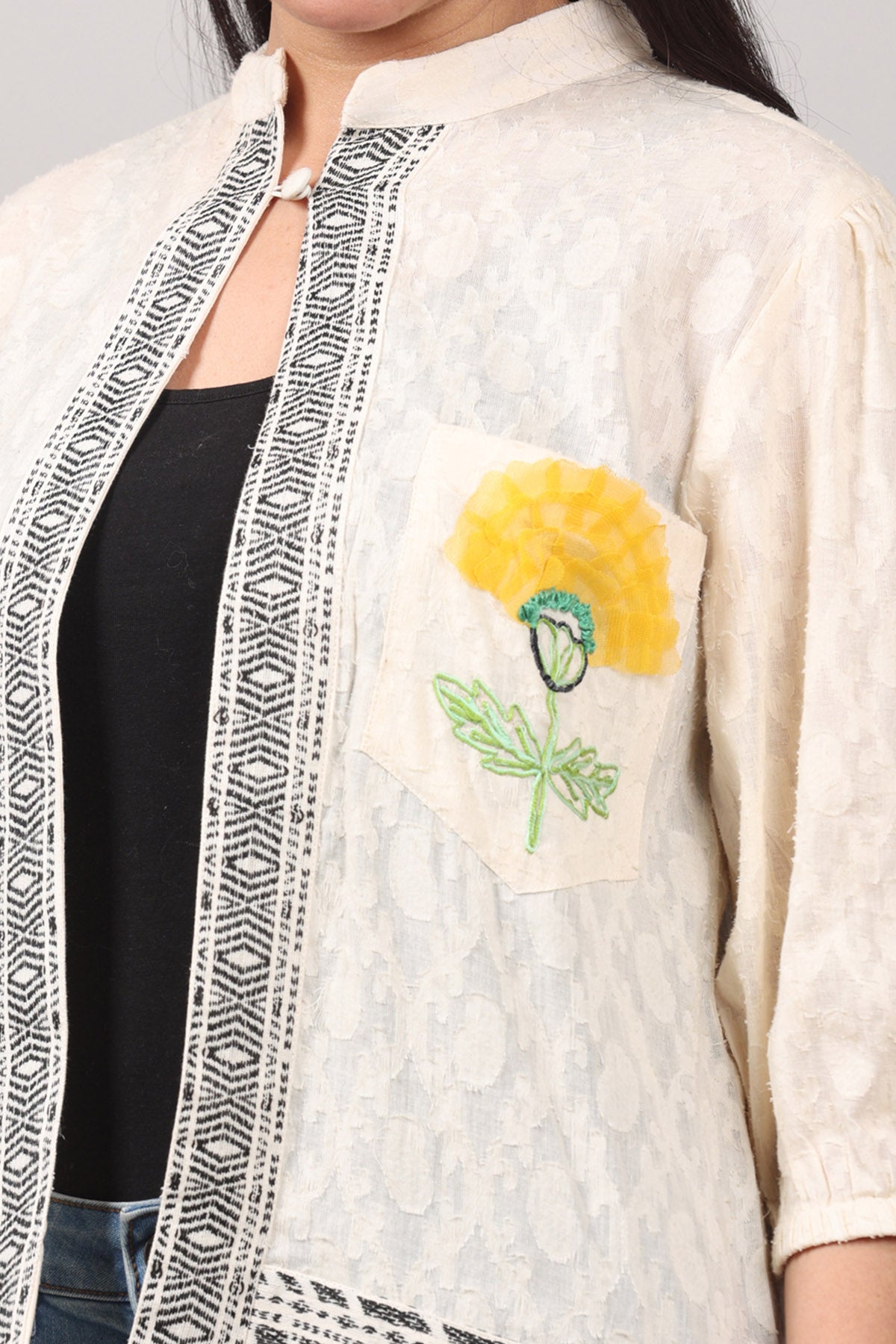 Off-White 3D Embroidered Jacket