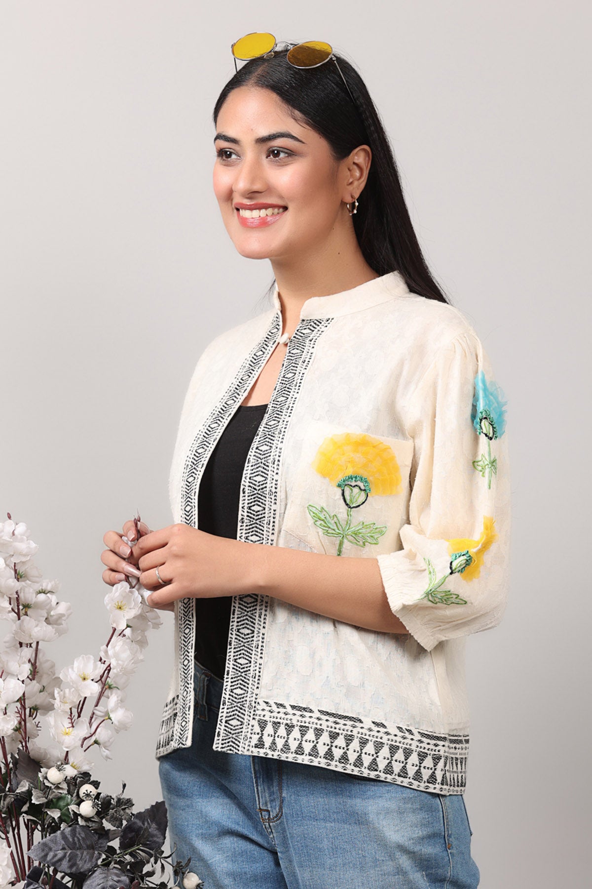 Off-White 3D Embroidered Jacket