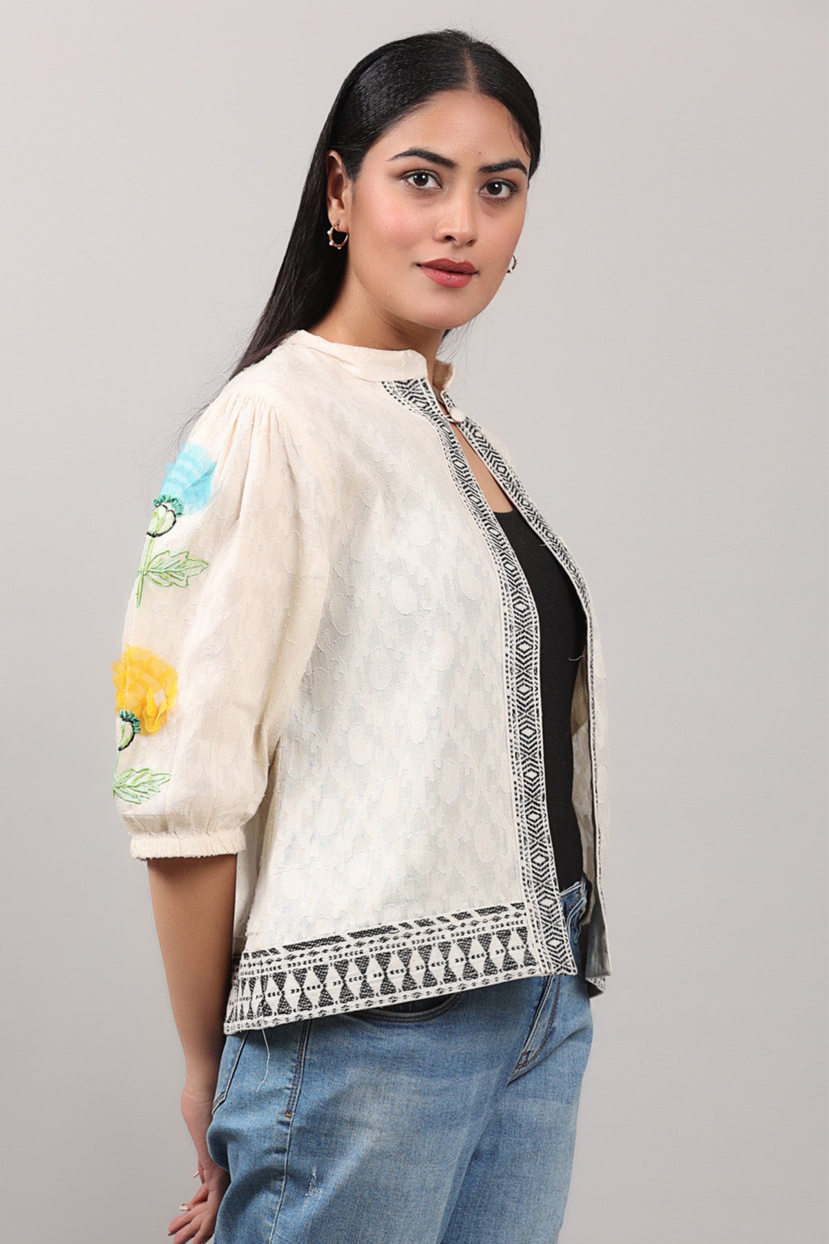 Off-White 3D Embroidered Jacket