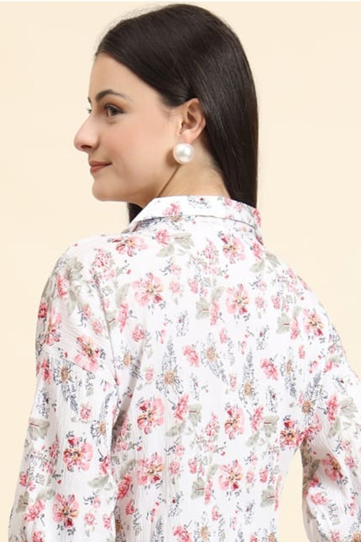 Off White Delta Flower Shirt