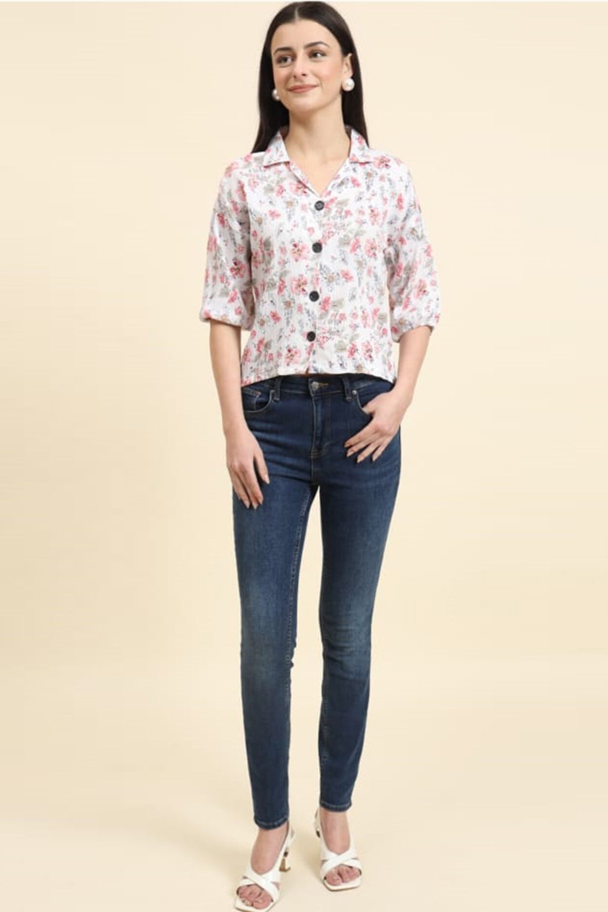 Off White Delta Flower Shirt