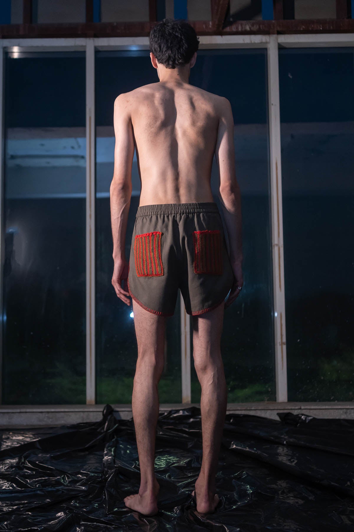 Olive Crochet Shorts